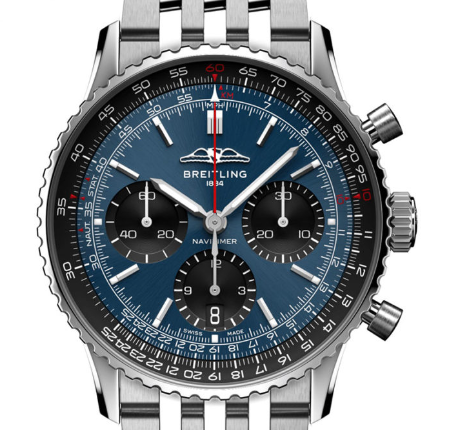 [2026 Mirror Grade]Breitling AB0139241C1A1 Navitimer B01 Blue Dial