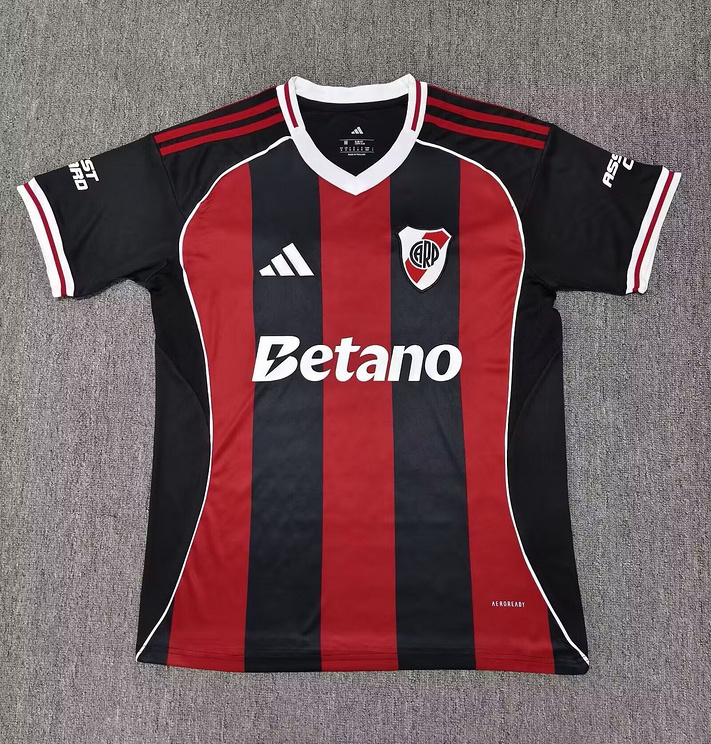 River Plate Soccer Jersey Away Custom Shirt 2025/26 - With Sponsor