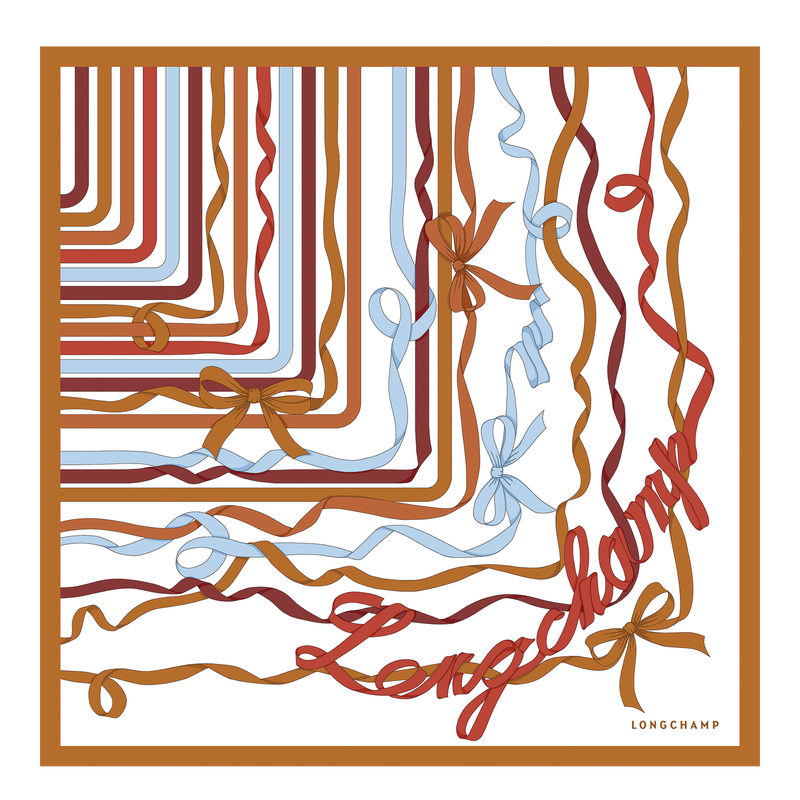 Rubans Longchamp Silk scarf 50