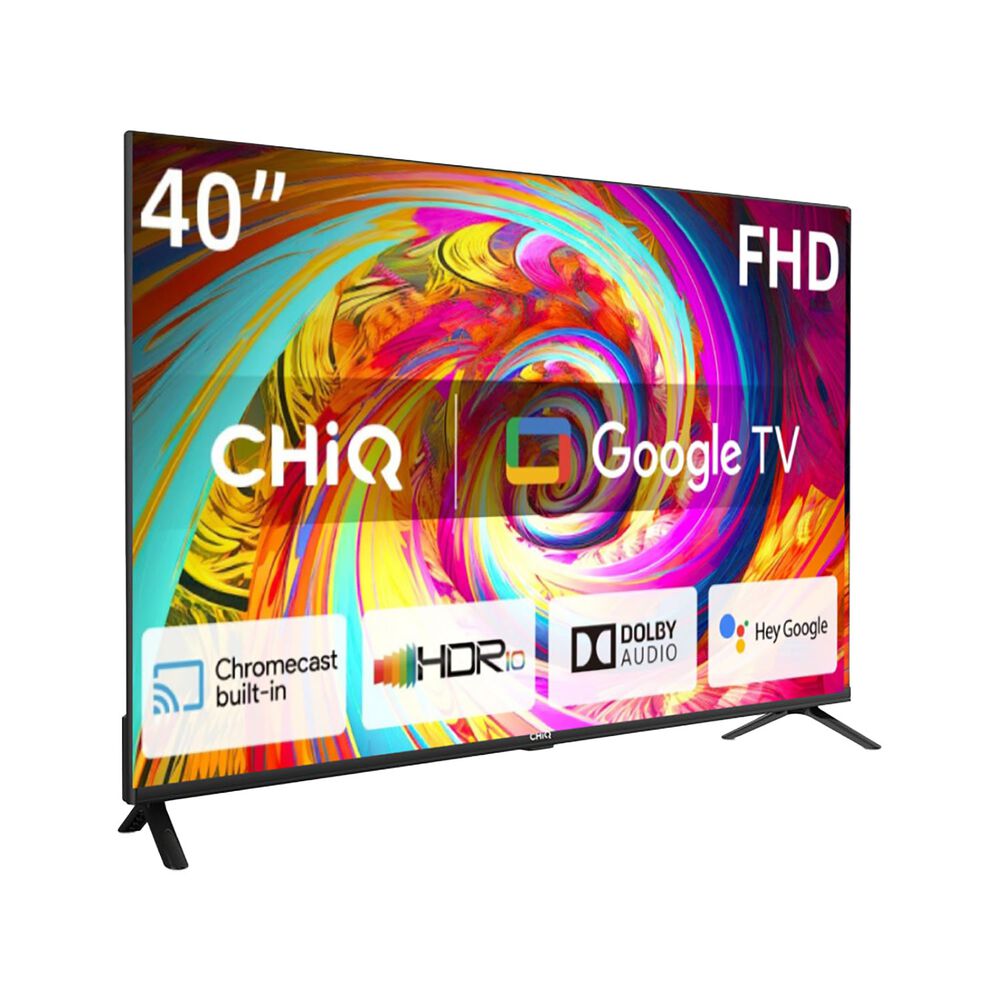 CHIQ Telewizor 40” CHiQ L40G7B, bezramkowy, FHD, Google TV