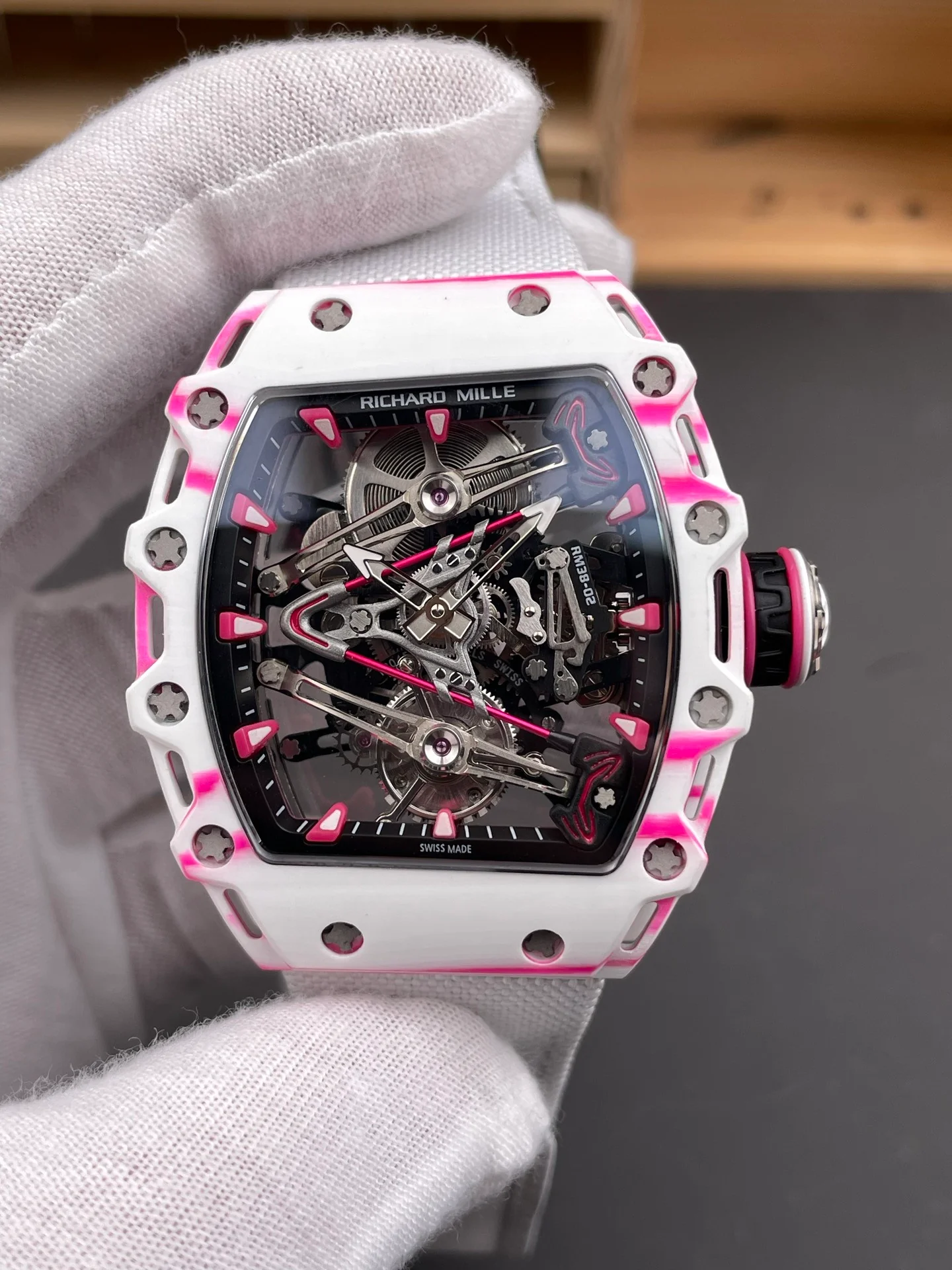 RM38-02 Carbon Fiber Pink