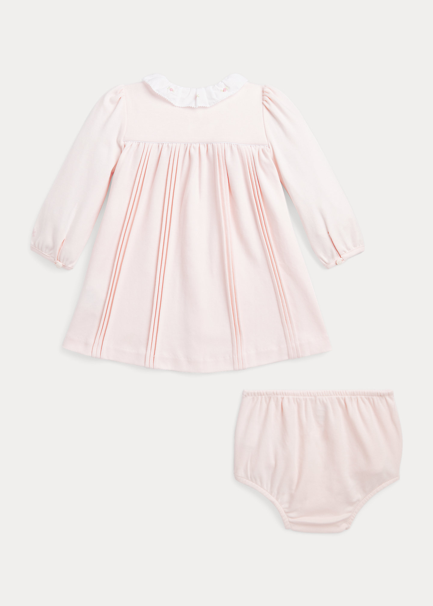 Pintuck Cotton Interlock Dress & Bloomer