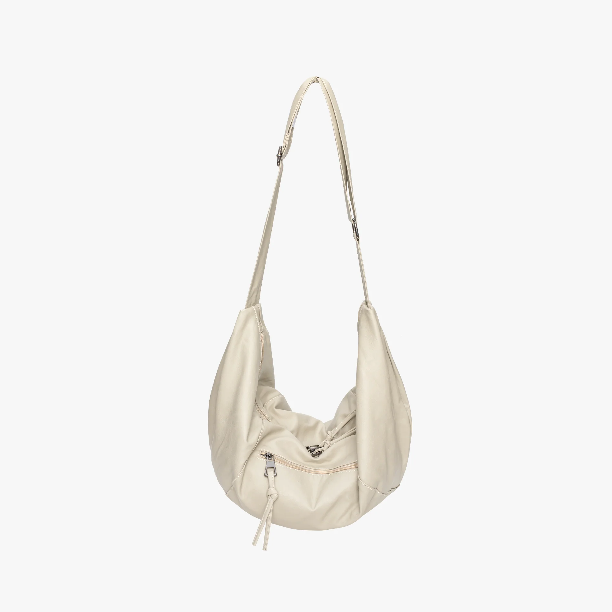 Vegan Leather Hobo Crossbody