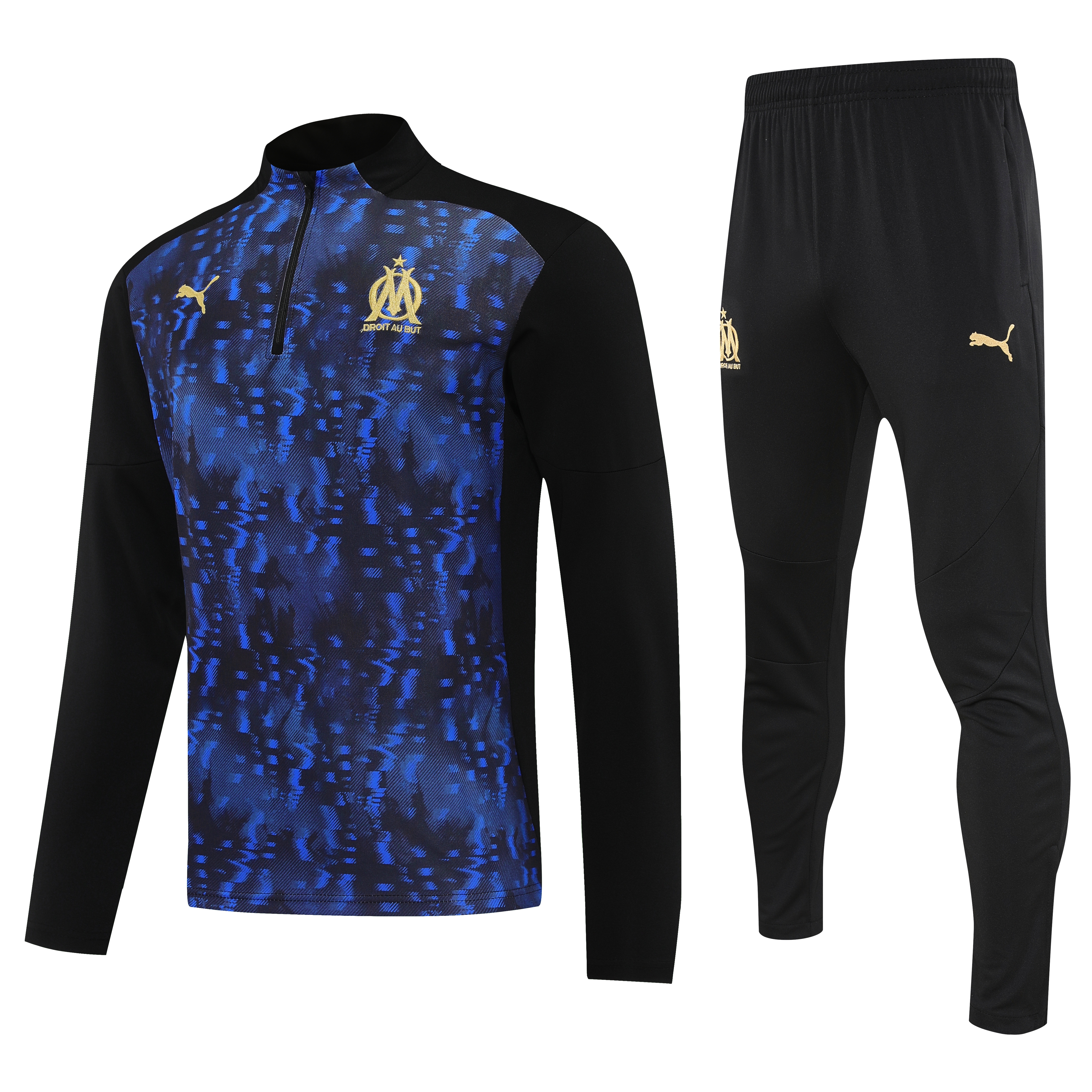 Marseille Authentic Training Kit (Sweatshirt+Pants) 2025/26 - Player Version