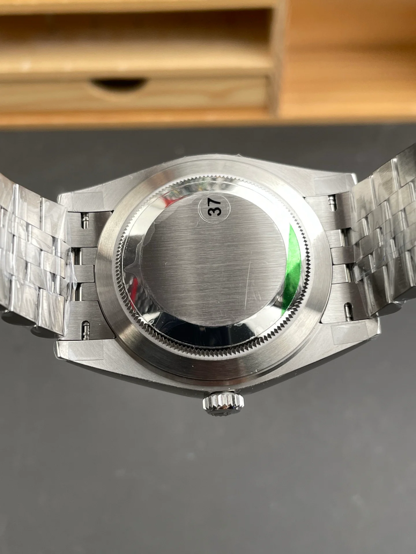 Blue Grid Datejust Wave Blue Dial