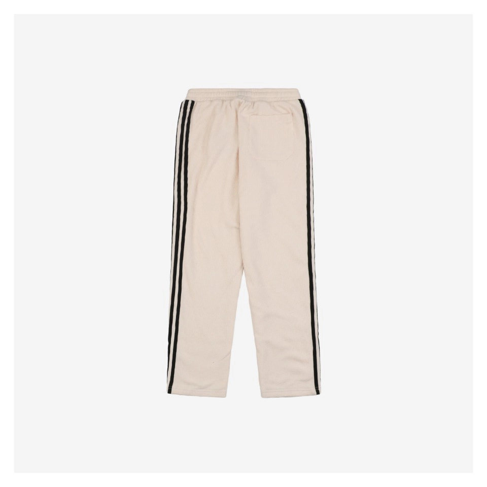 Adidas Trefoil Waffle Textured Track Pants White