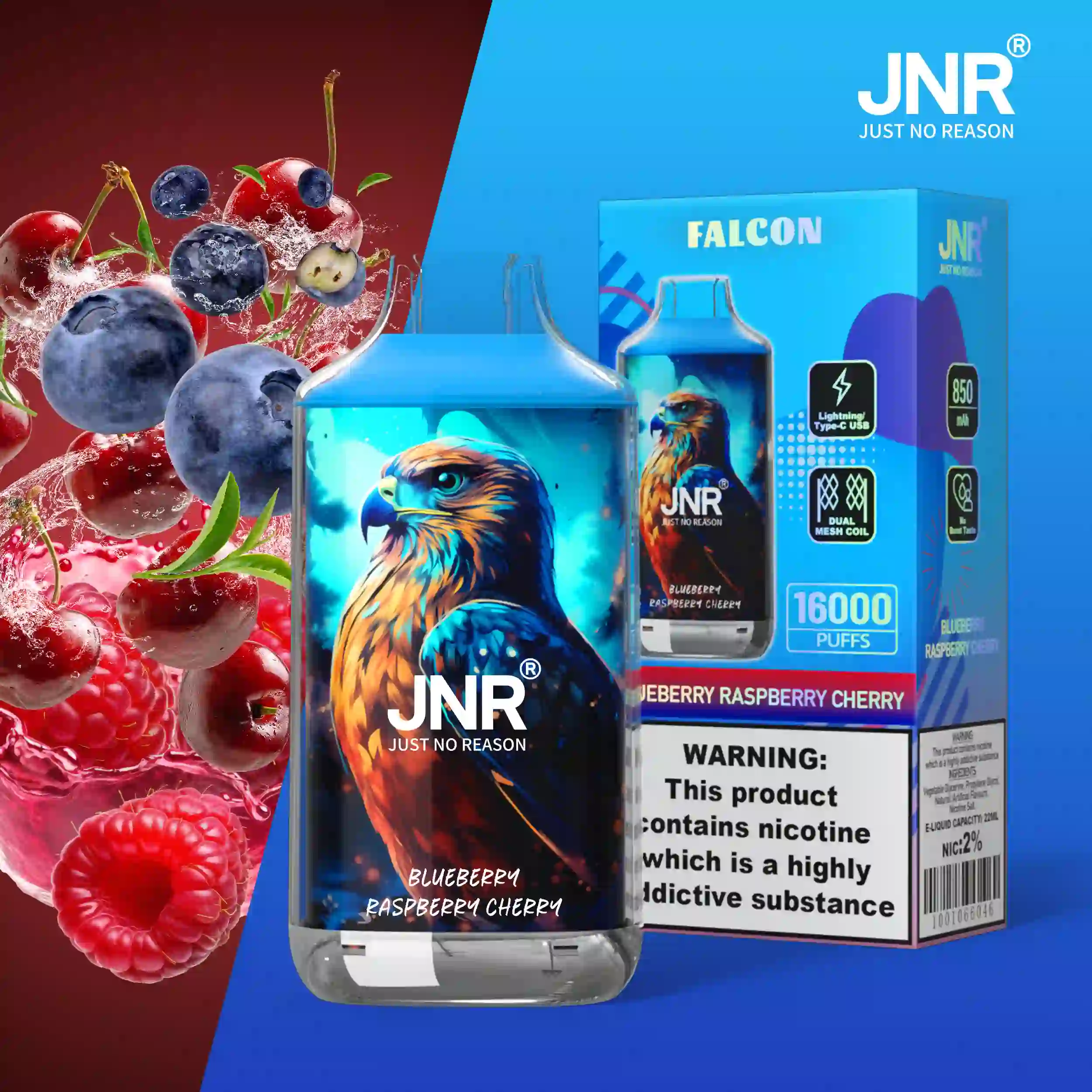 JNR Falcon Disposable Vape 16000 Puffs