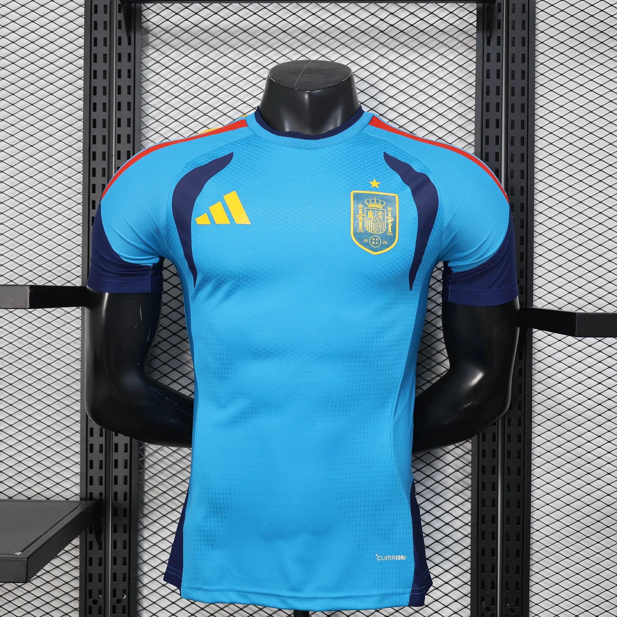 2026 Player Version Spain Training Suit Sky Blue Shirt