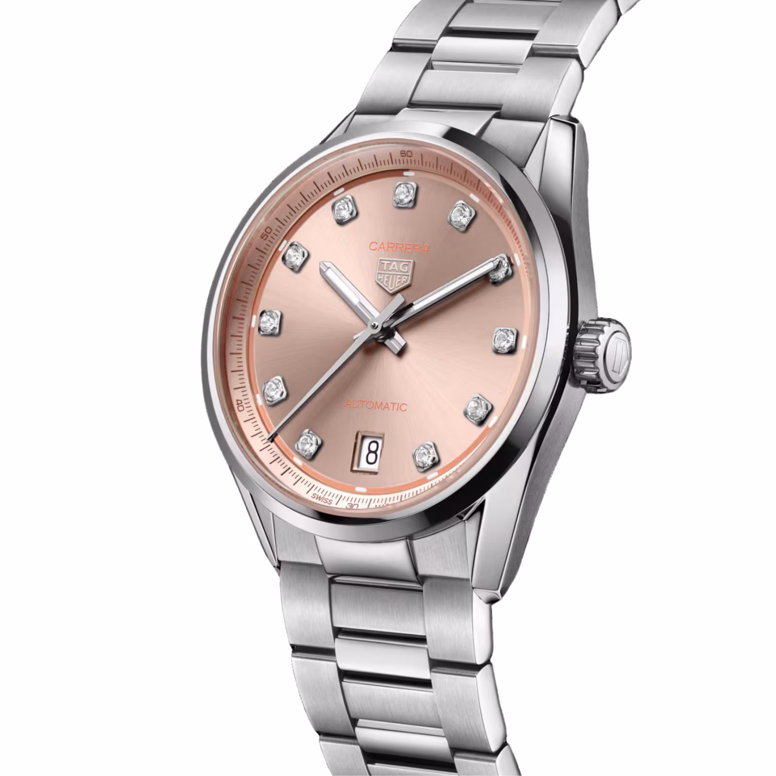 [2026 Mirror Grade]TAG Heuer Carrera Date 36mm Ladies Watch Diamond Dot WBN231D.BA0001