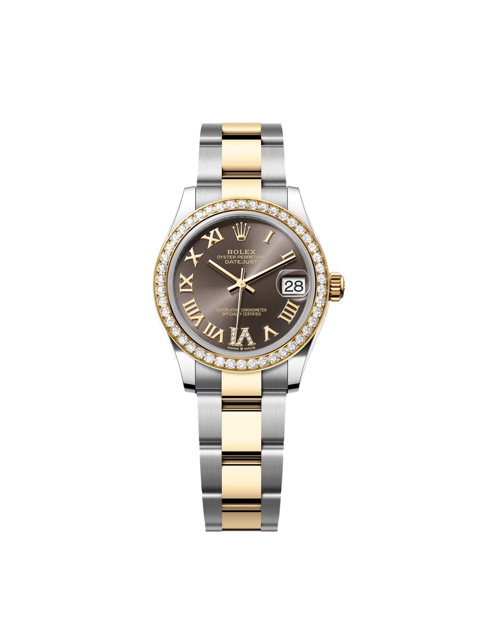 [2026 Mirror Grade]RLX Datejust m278383RBR-0017/0018 31mm Dark Grey Dial Oyster Bracelet