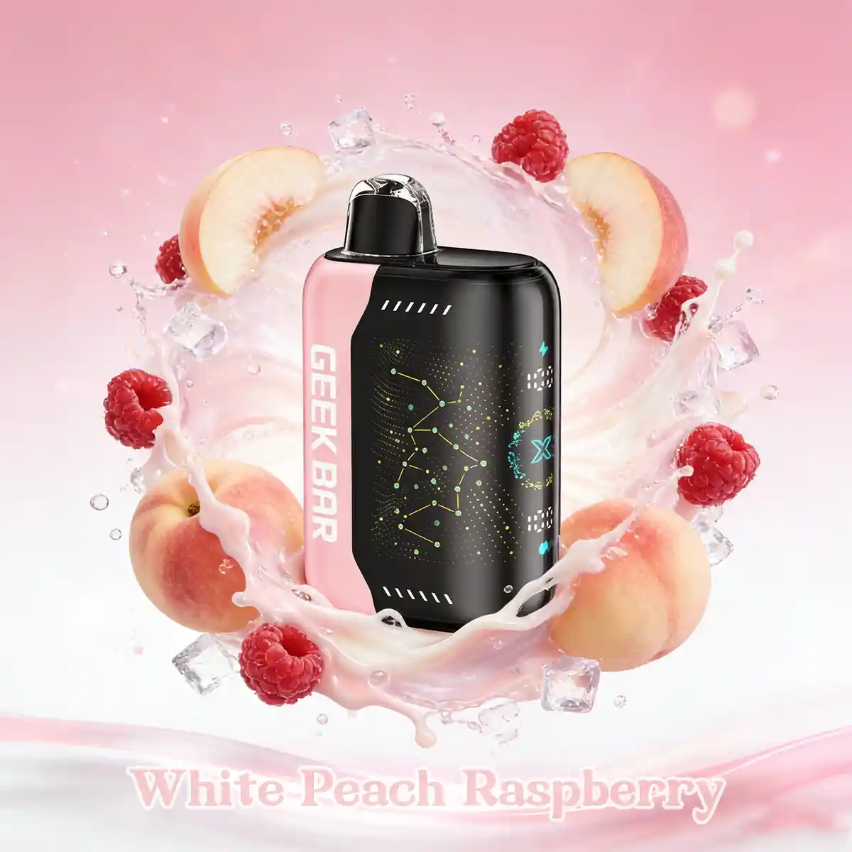 GEEK BAR PULSE X 25000 PUFFS - White Peach Raspberry