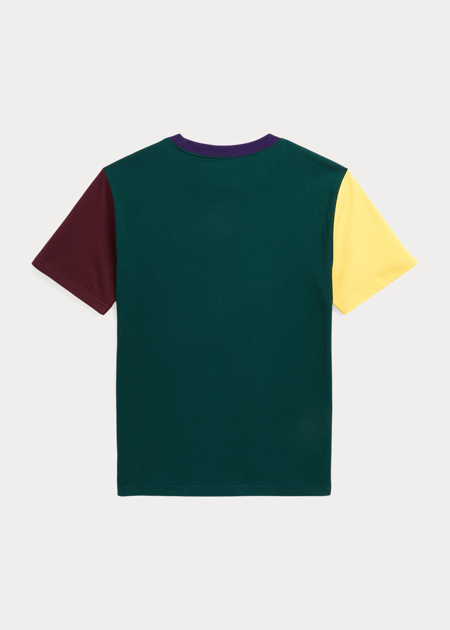 Polo Bear Color-Blocked Cotton Tee