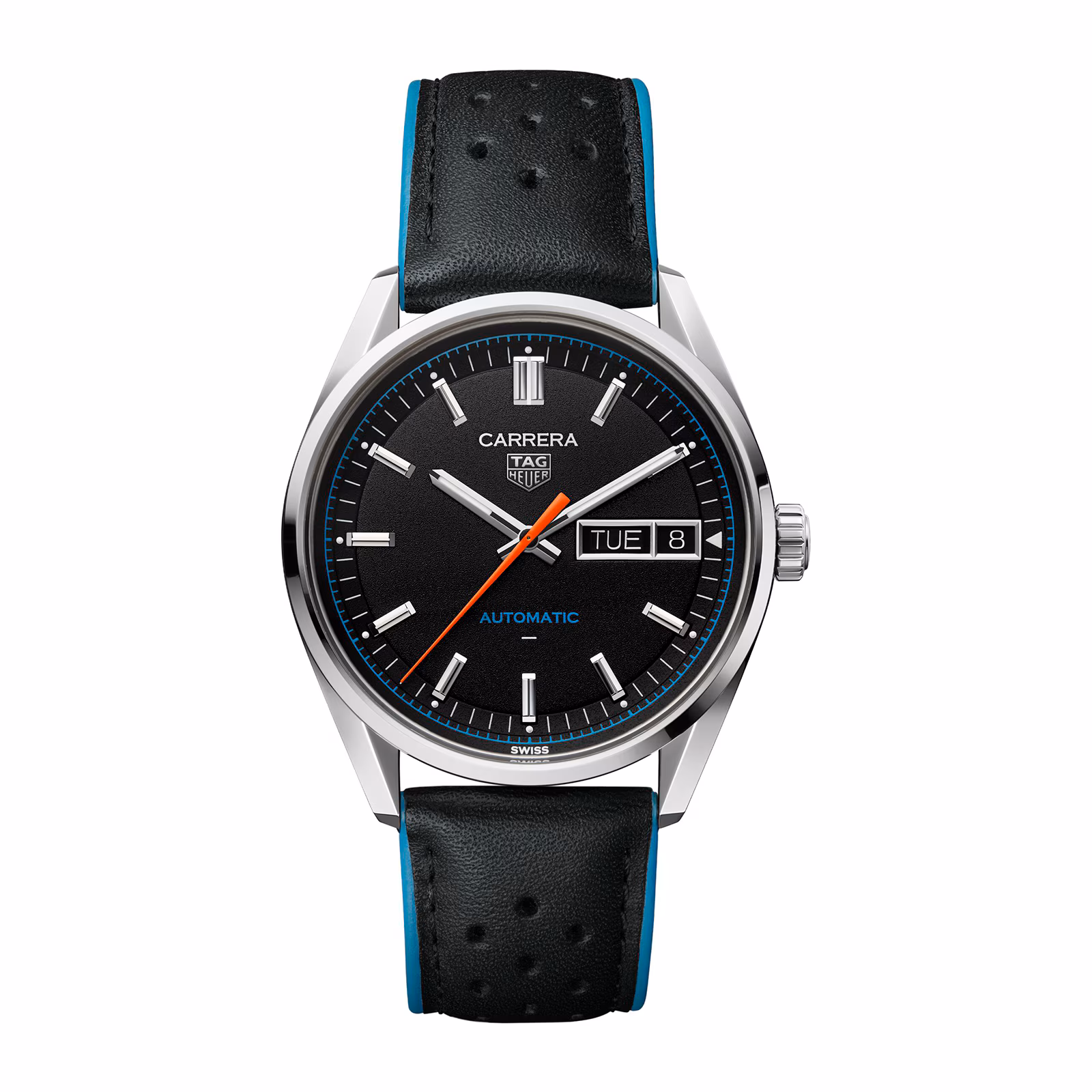 [2026 Mirror Grade]TAG Heuer Carrera Day-Date 41mm Mens Watch Black WDA2110.FC6614