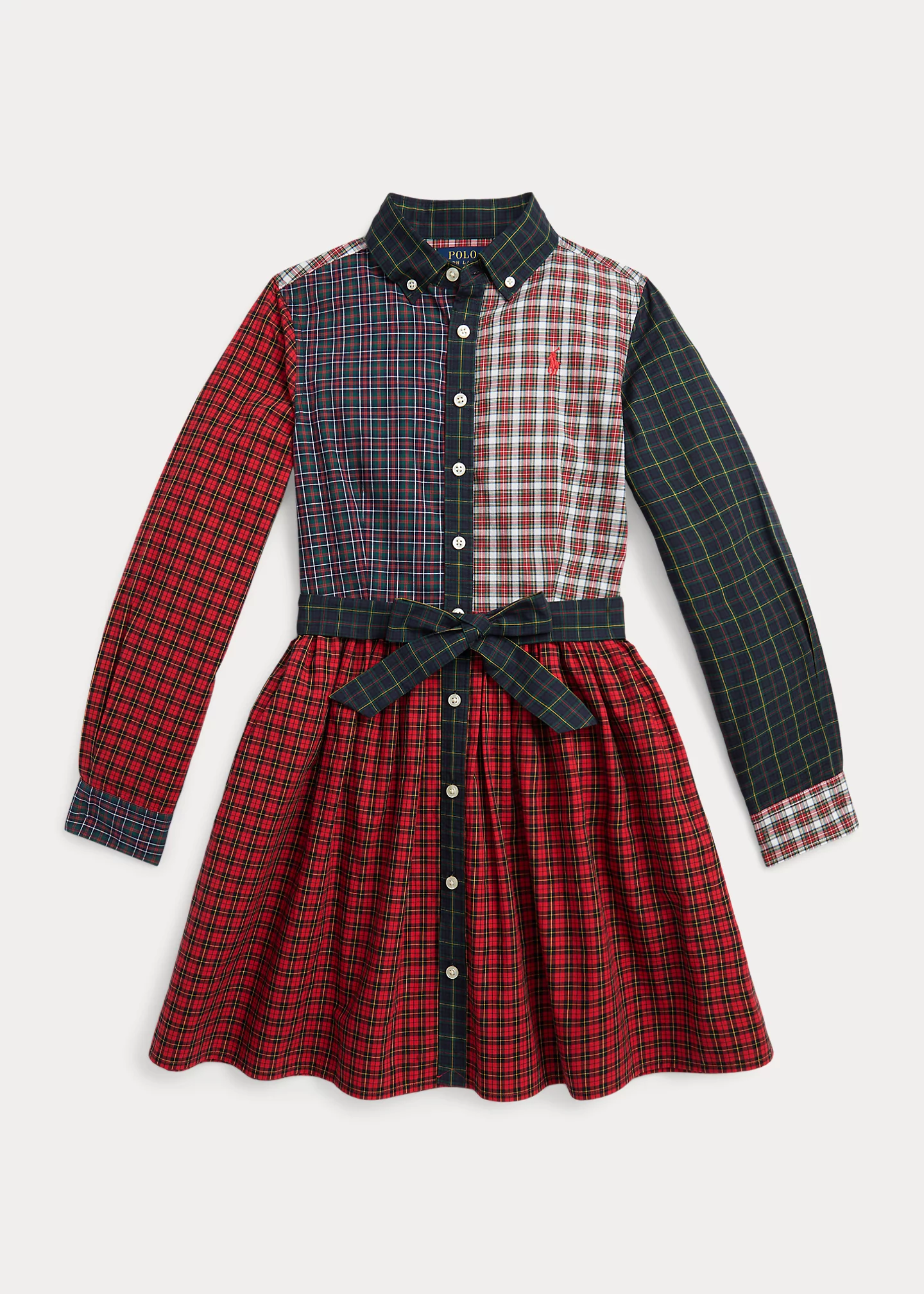 Plaid Cotton Fun Shirtdress