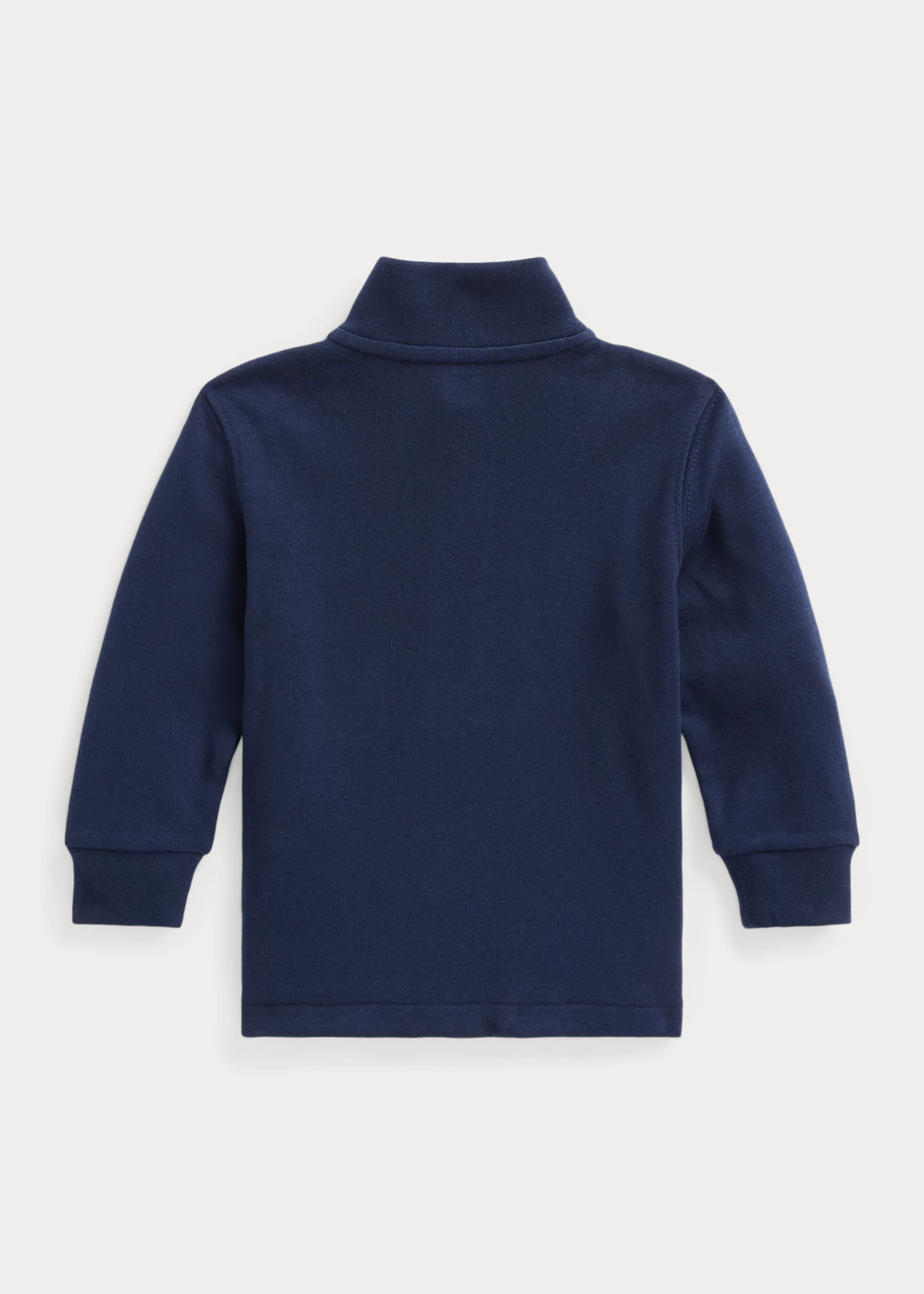Cotton Interlock Quarter-Zip Pullover