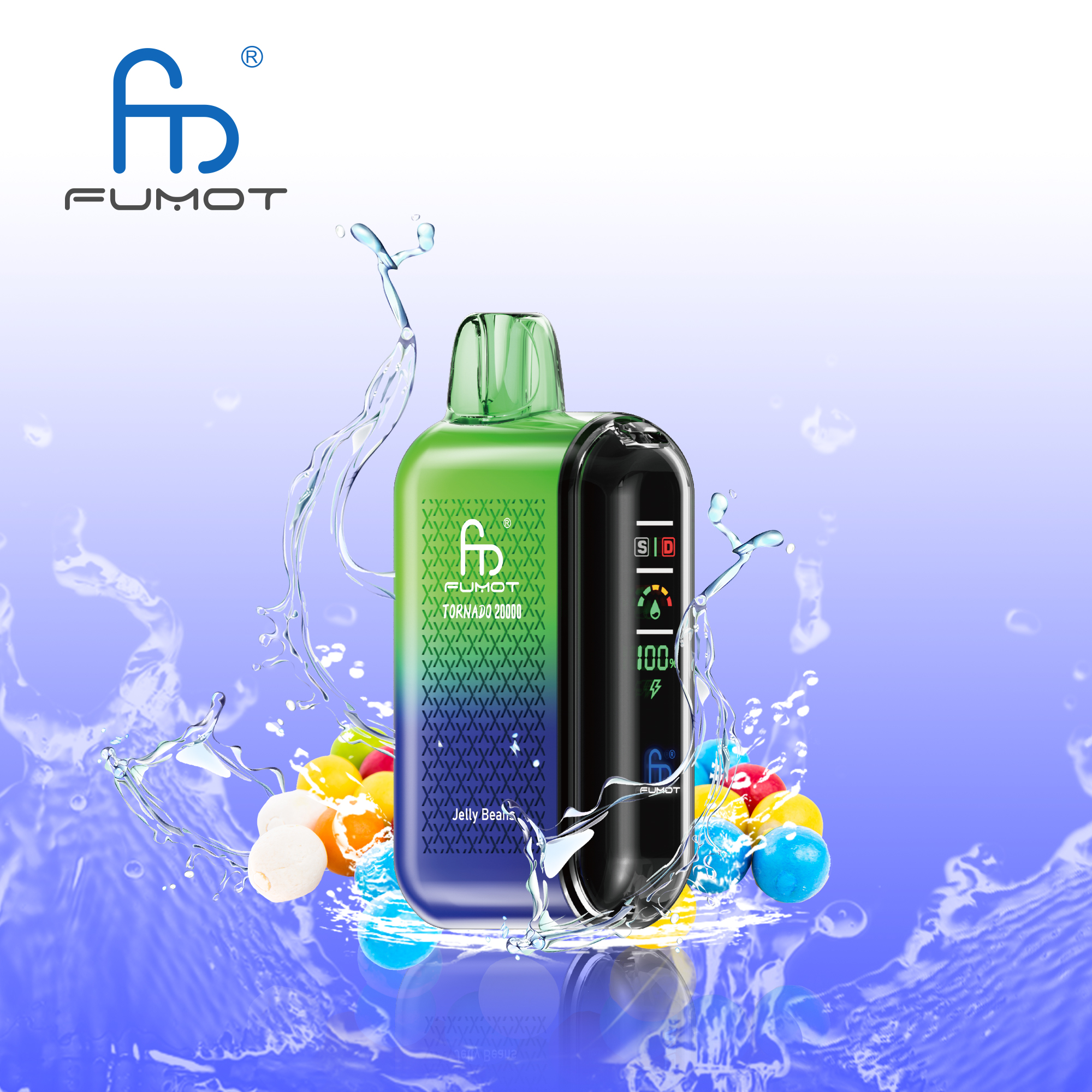 Fumot Tornado 20000 Puffs Prefilled Vape |  Rechargeable