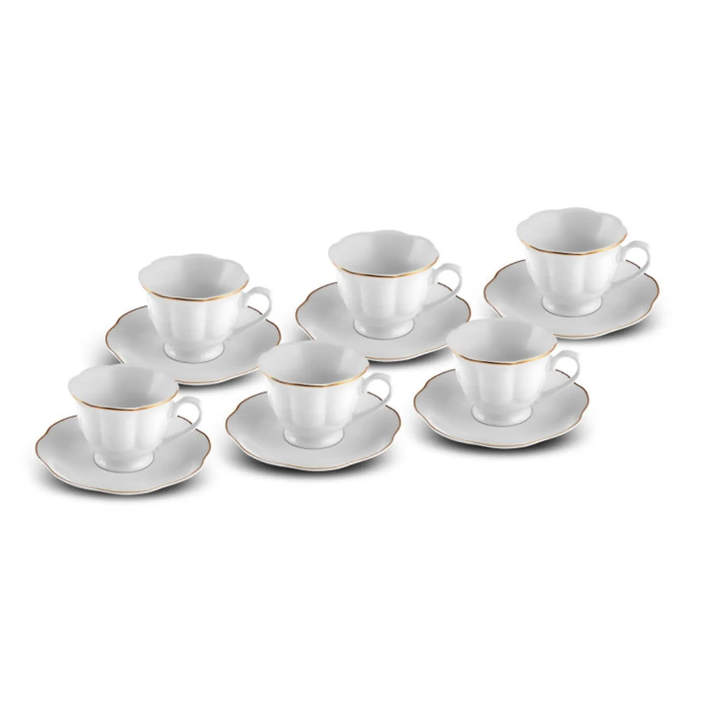 Coffret de tasses à café Karaca Cloche pour 6 personnes, 90 ml