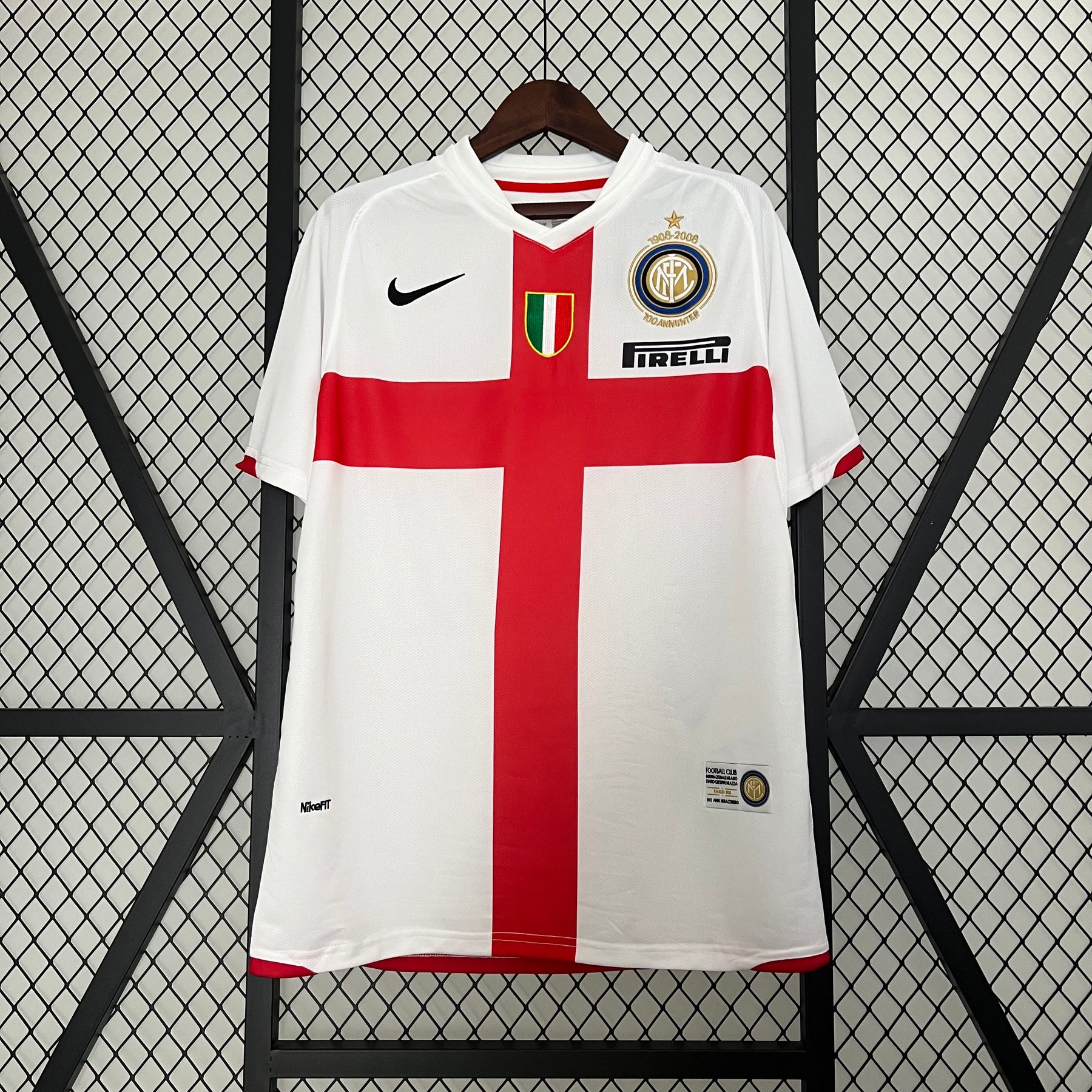 Inter Milan Retro Jersey Custom Away Soccer Shirt 2007/08