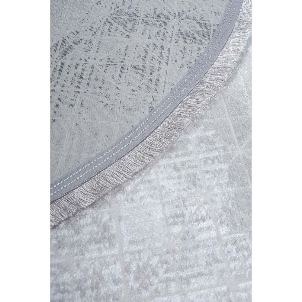 ECLIPSEDywan Multi-Decor Eclipse, koło, 120 cm, obramowanie, szary