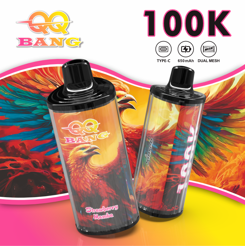 QQ BANG 100K Puffs Prefilled Hookah Vape |  Rechargeable