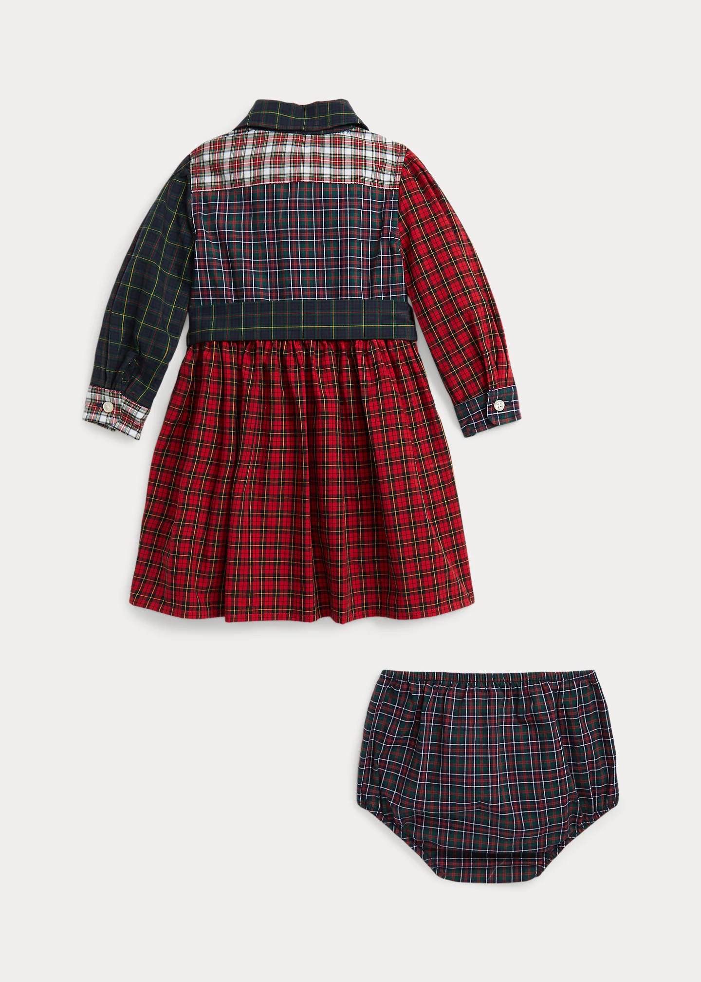 Plaid Poplin Fun Shirtdress & Bloomer
