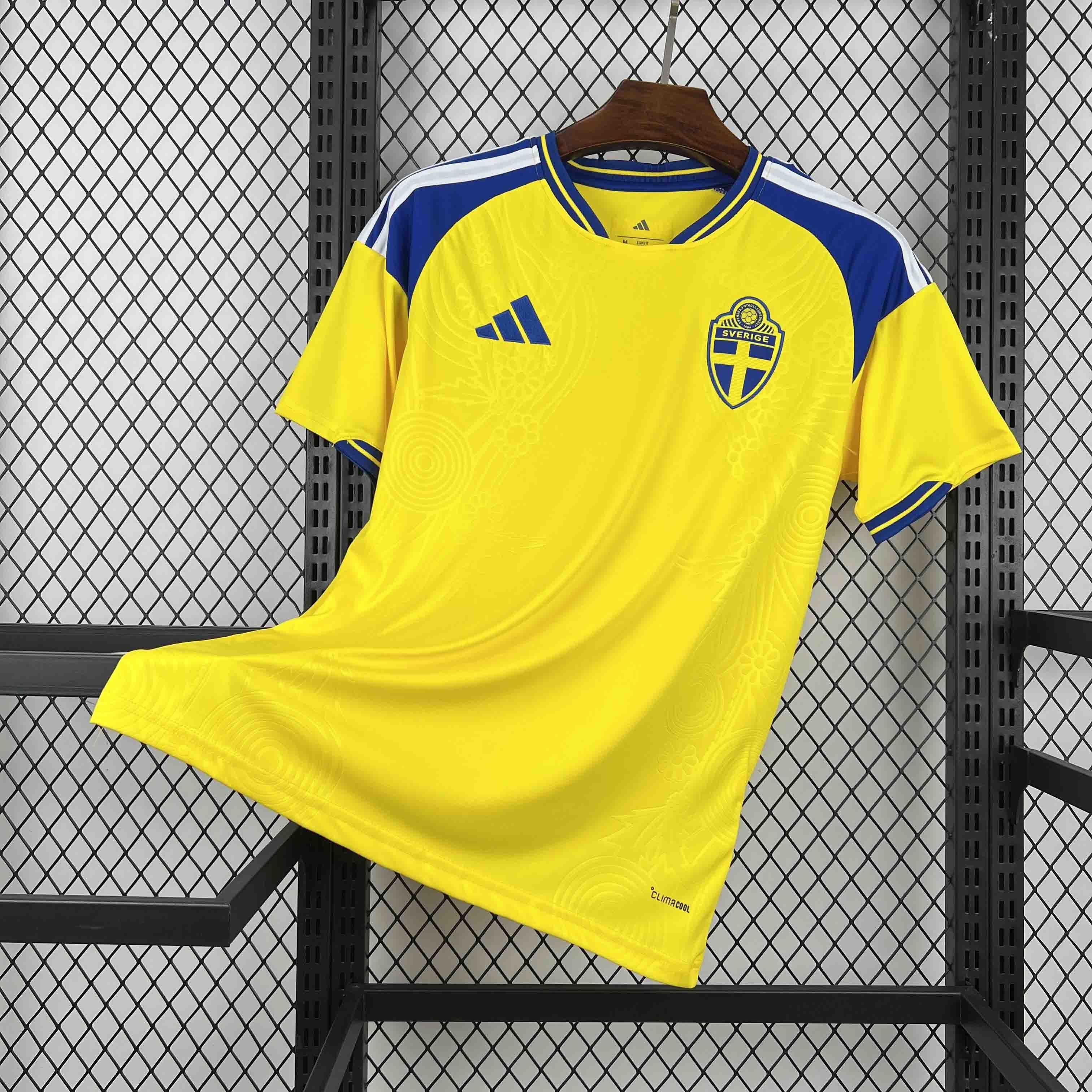 Sweden Football Jersey Home Custom Shirt World Cup 2026