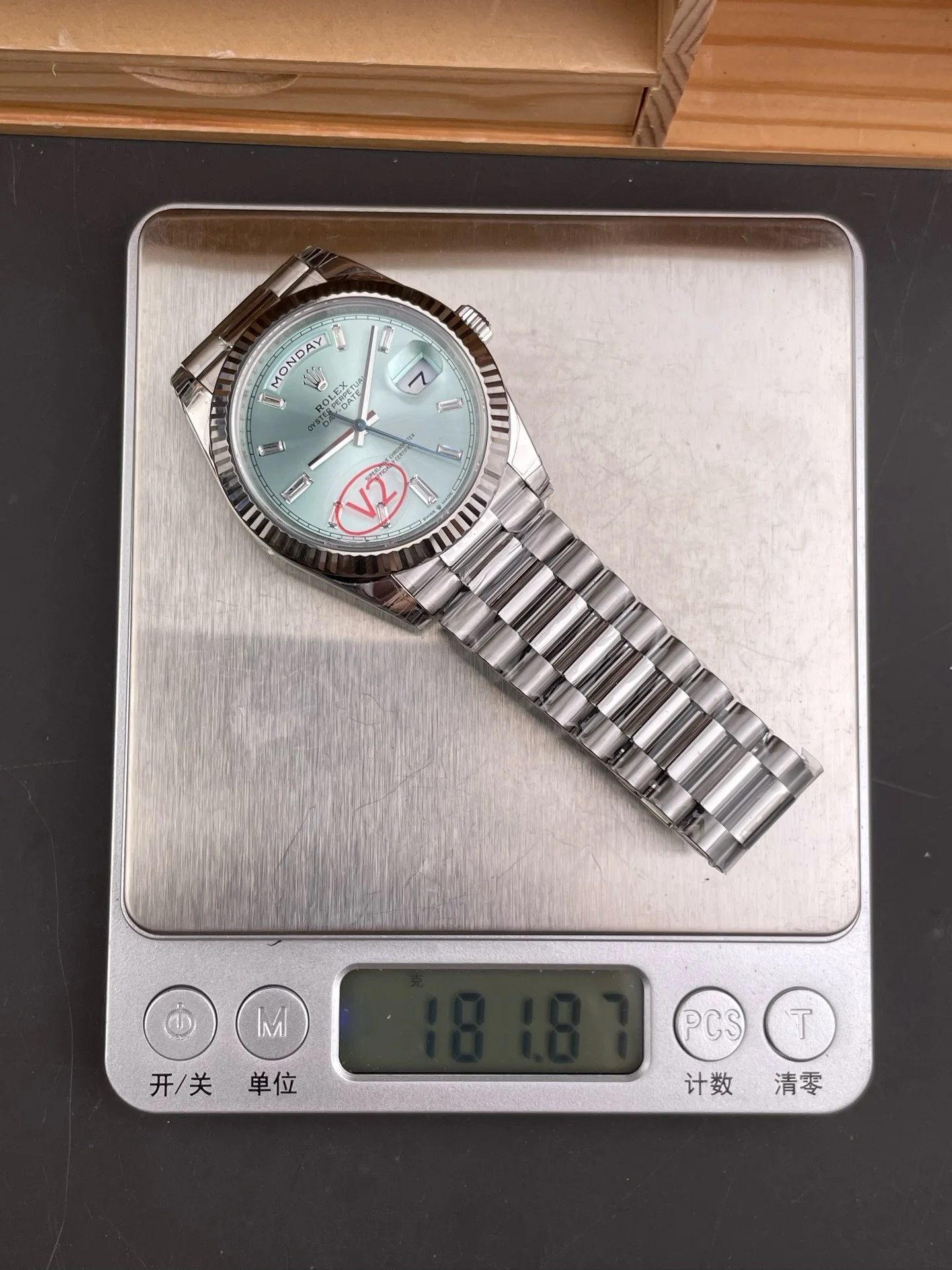 Ice Blue Day-Date