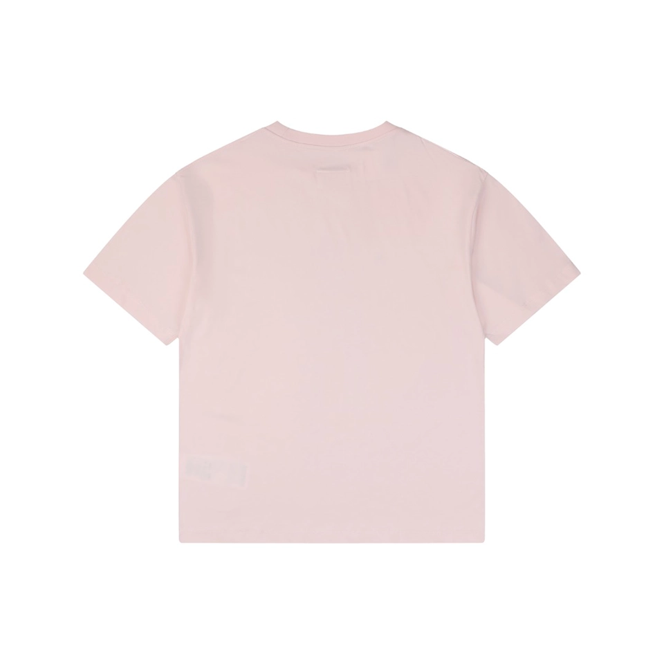 Maison Margiela Graphic Layered Print T-Shirt (Pink/White/Black)