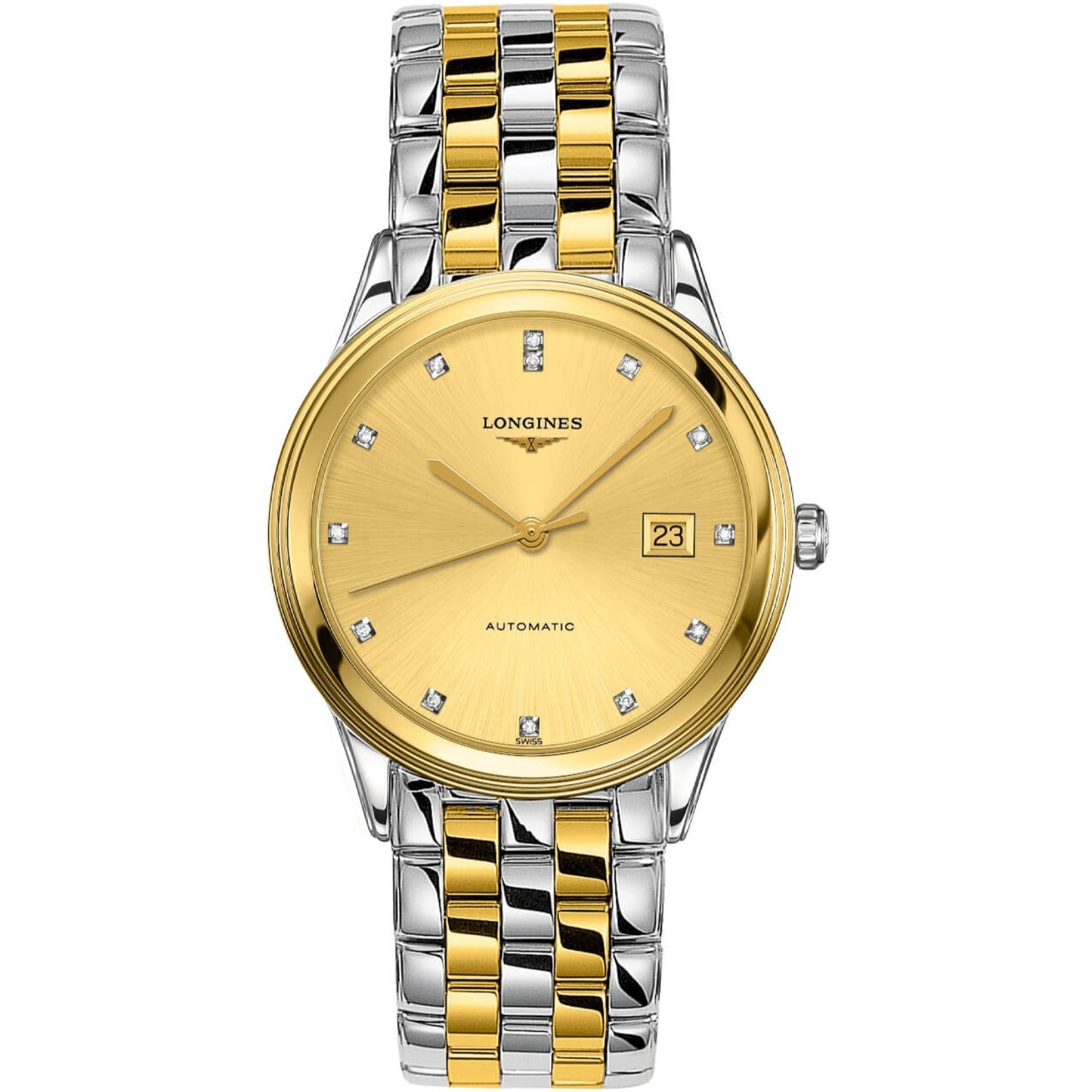 [2026 Mirror Grade]Longines Men's L4.974.3.37.7 Flagship Two-Tone Stainless Steel Watch