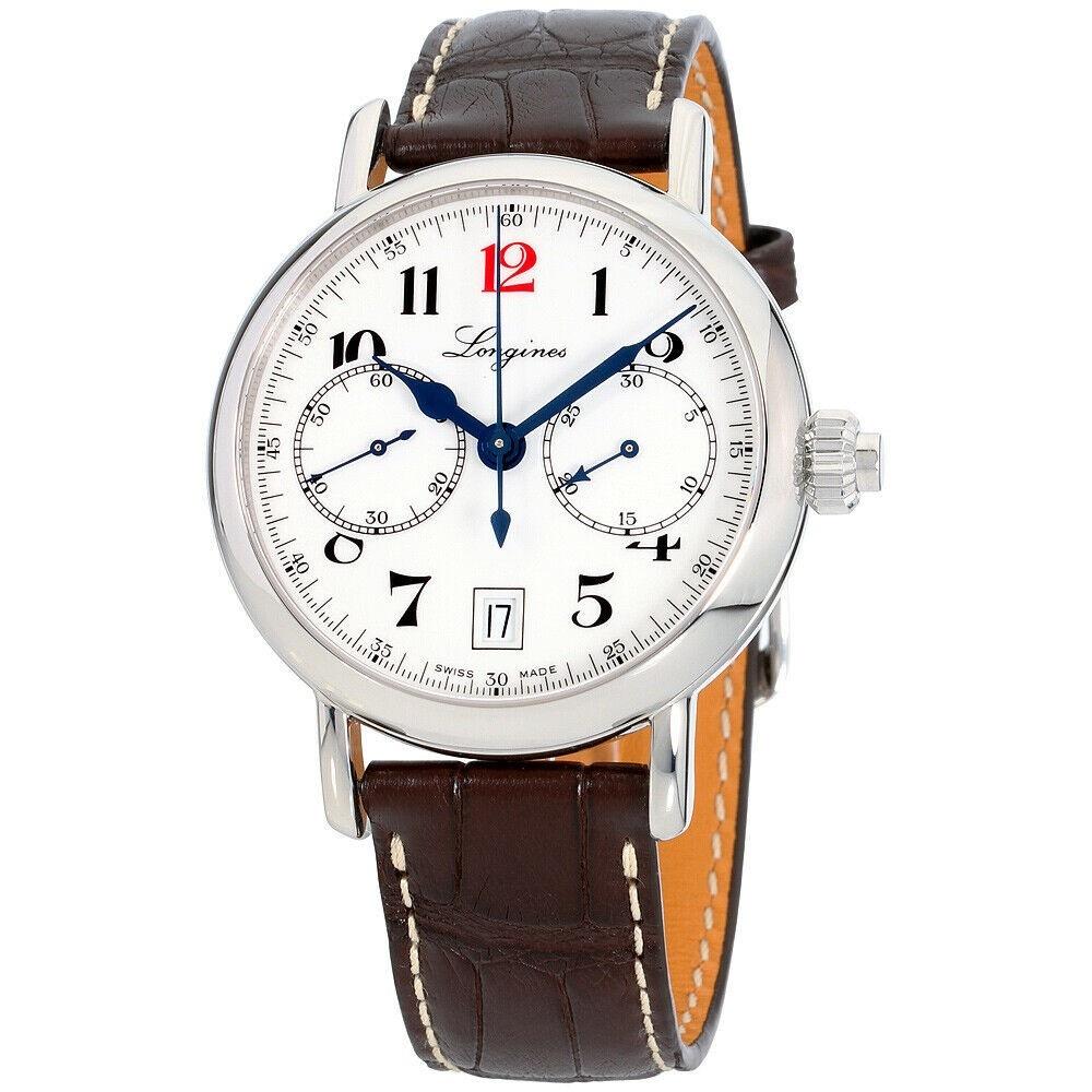 [2026 Mirror Grade]Longines Men's L2.775.4.23.3 Heritage Chronograph Brown Leather Watch