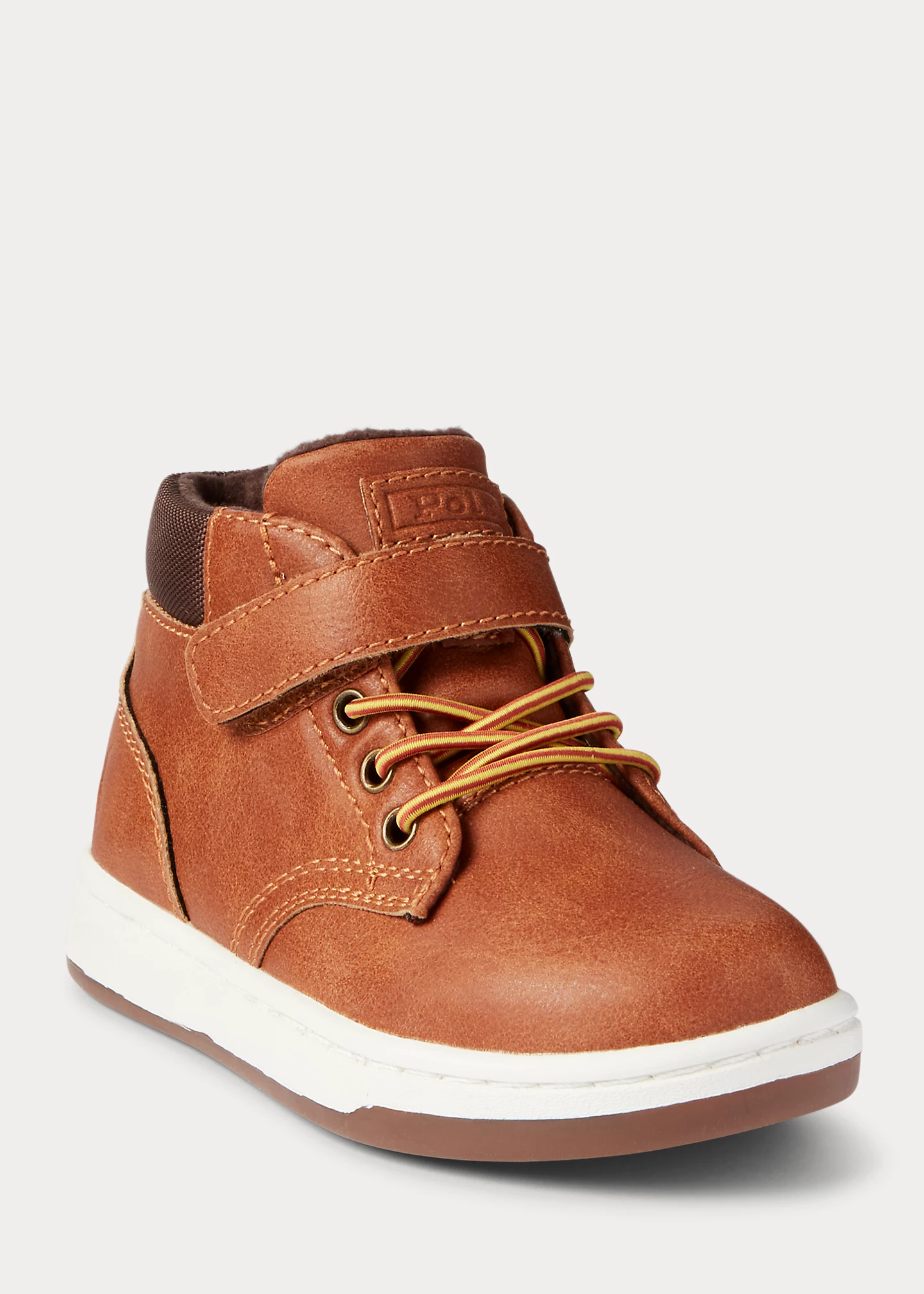 Polo Court Faux-Leather Sneaker Boot
