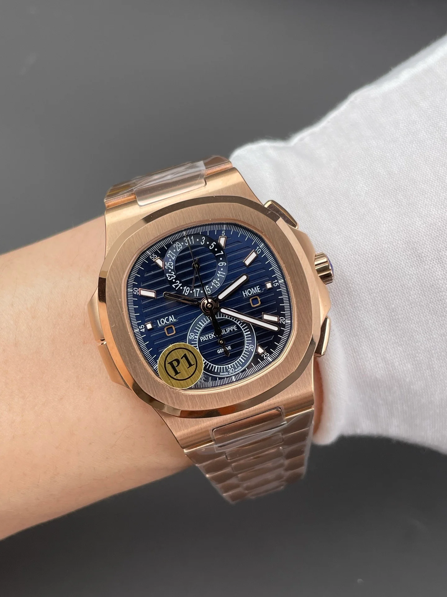 Patek Nautilus 5990 Rose Gold Blue Dial