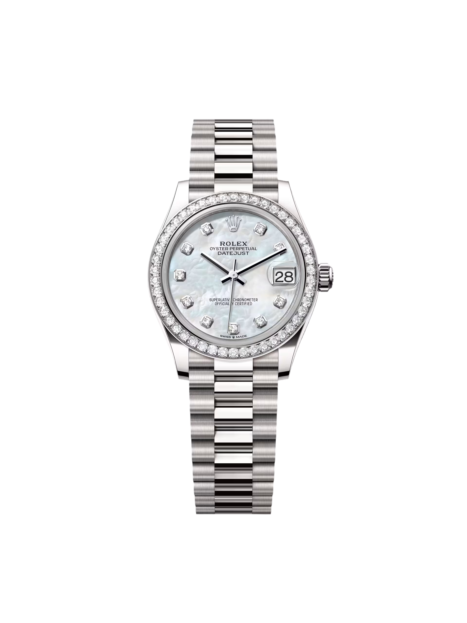 [2026 Mirror Grade]RLX Datejust m278289RBR-0005 31mm Datejust Diamond Bezel MOP Dial