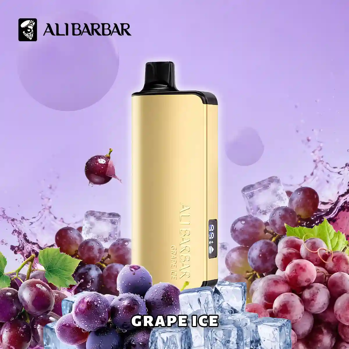 ALIBARBAR INGOT 9000 Puffs – Grape ice