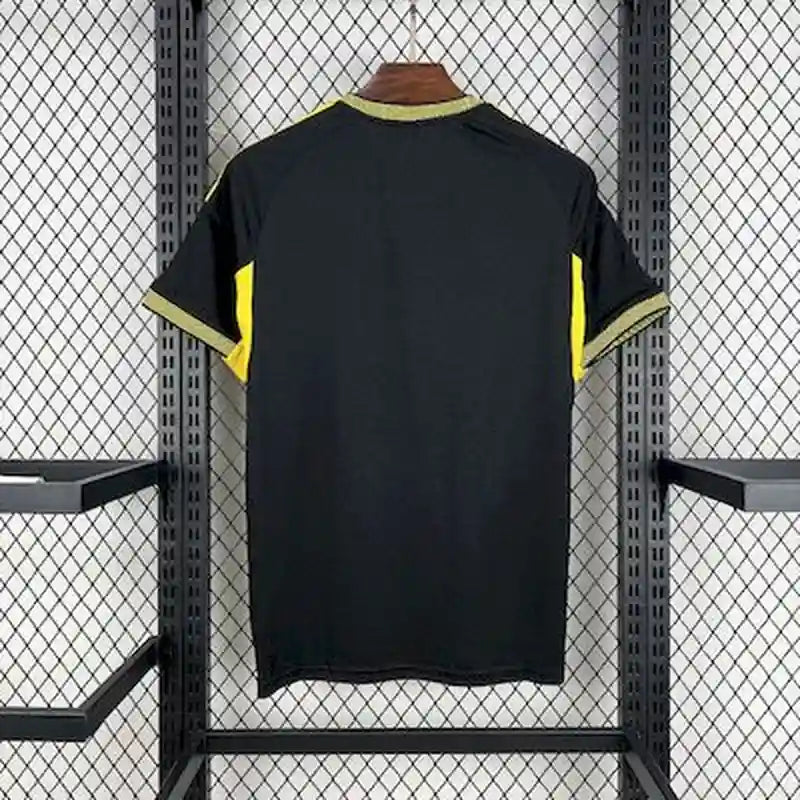 Real Madrid Soccer Jersey Black & Golden Training Custom Shirt 2025/26