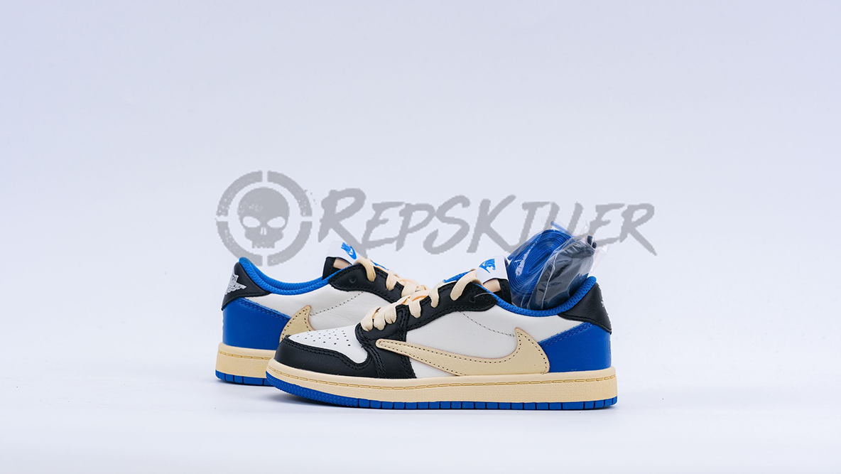 Fragment Design X Travis Scott X Jordan 1 Retro Low (Children's)