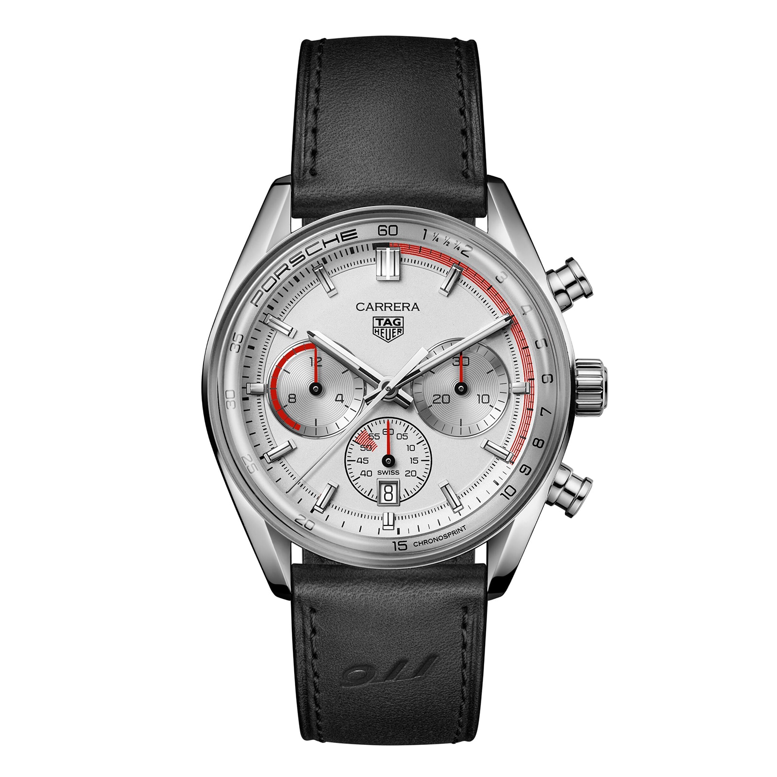 [2026 Mirror Grade]TAG Heuer Carrera Chronosprint X Porsche Special Edition 42mm Mens Watch Silver CBS2011.FC6529