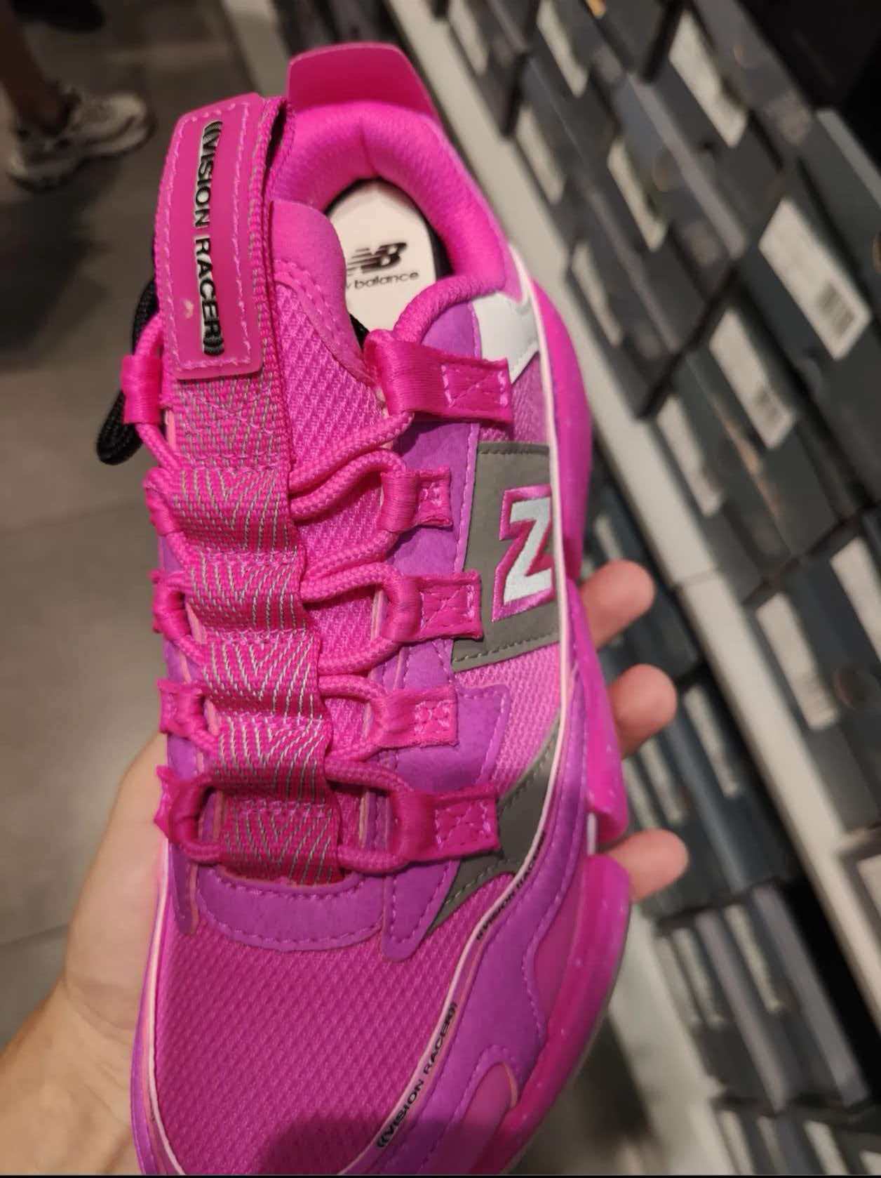 Jaden Smith × New Balance Vision Racer (Pink/Hot Pink)