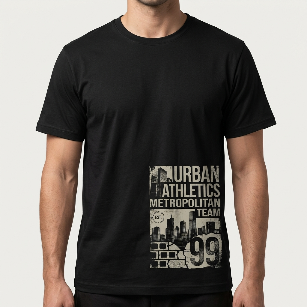 City Varsity Tee, Vintage Athletic Graphic T-Shirt, Unisex Streetwear Shirt CityTee2