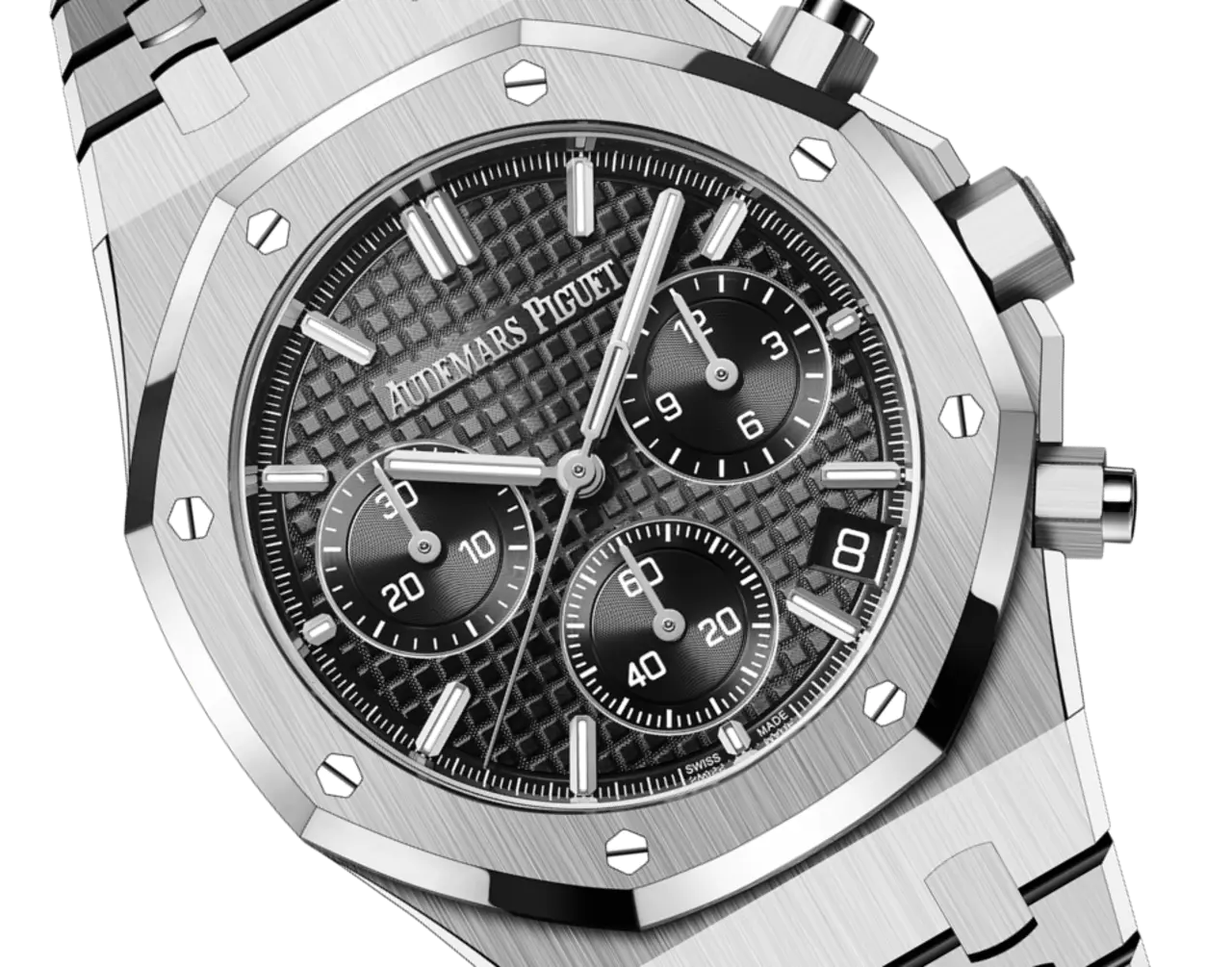 [2026 Mirror Grade]Audemars Piguet ROYAL OAK Black Dial CHRONOGRAPH 41mm 26240ST.OO.1320ST.02