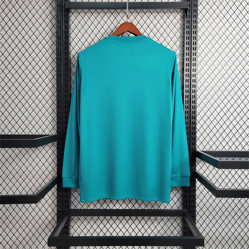 Real Madrid Retro Jersey Third Away Long Sleeve Custom Soccer Shirt 2017/18