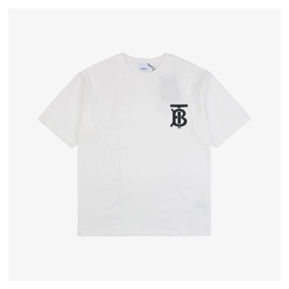 BBry BT Letter Silicone Print T-Shirt (Black/White)