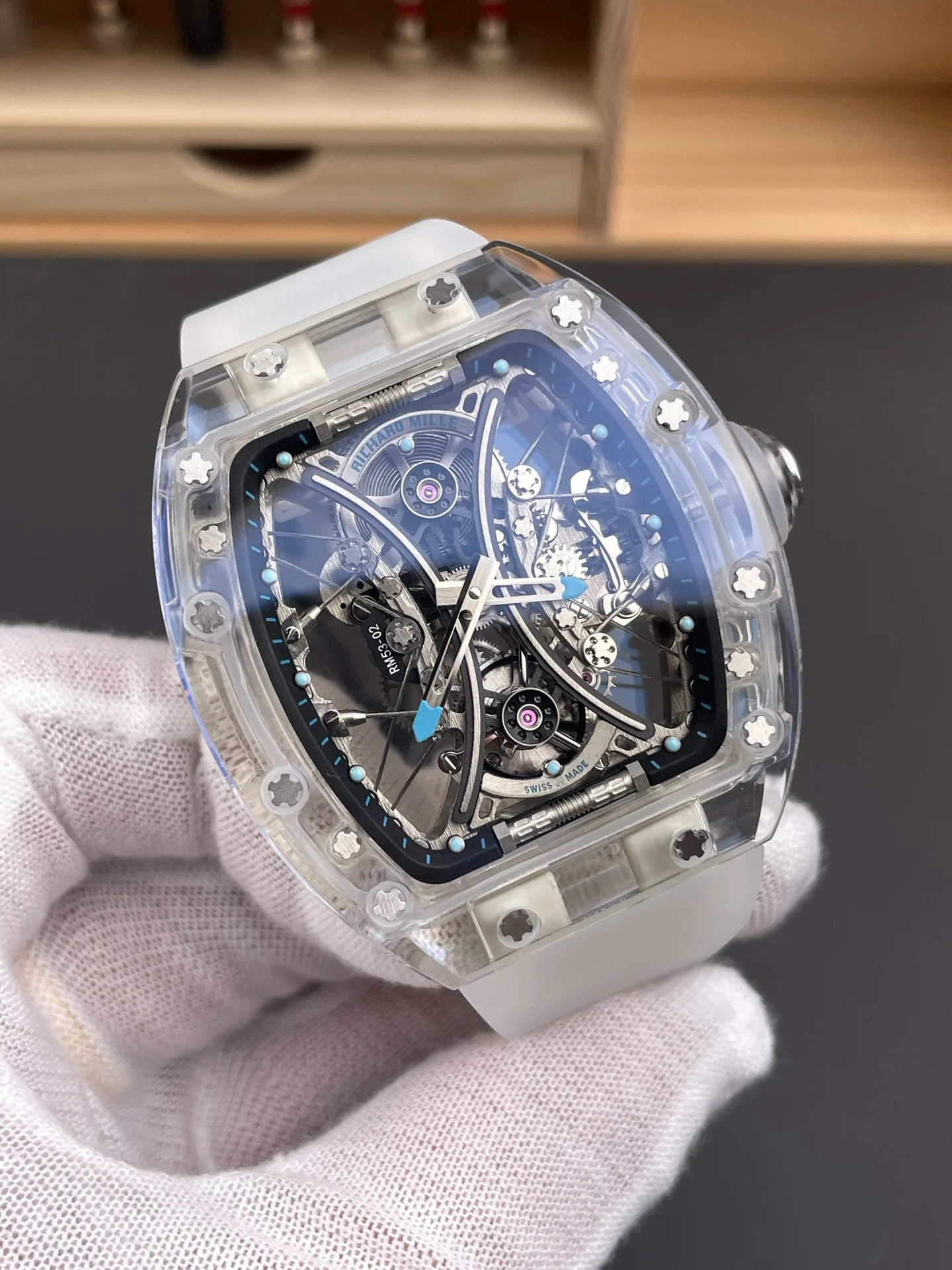 RM53-02 Transparent Sapphire Case