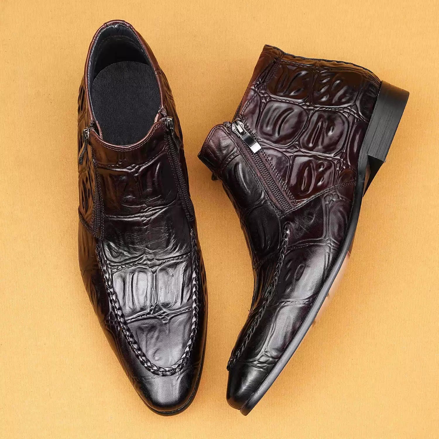 Formal Business Genuine Leather Pointed-Toe Shoes 65182