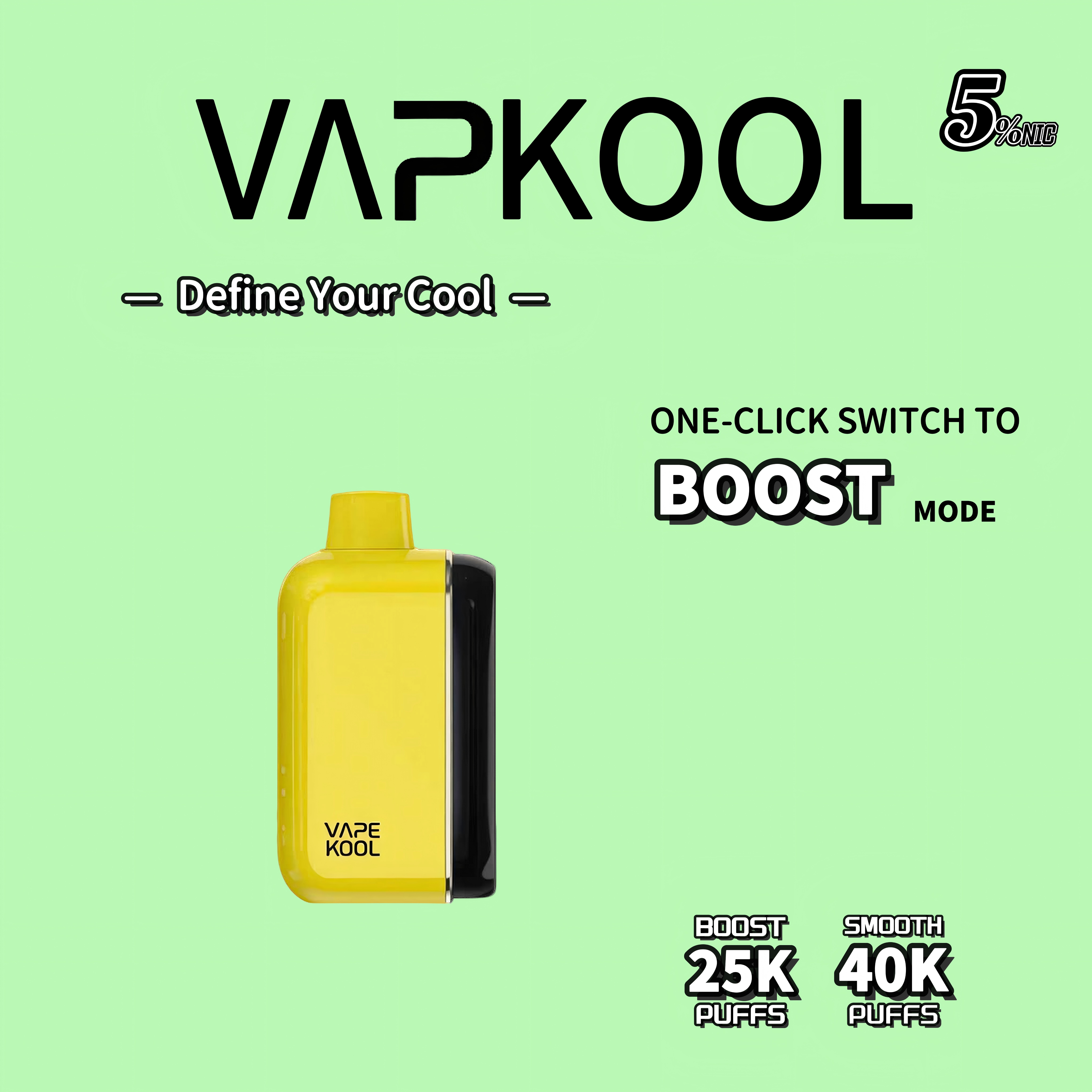 STRAWBERRY PEACH VAPEKOOL KOLOS 40000 PUFFS