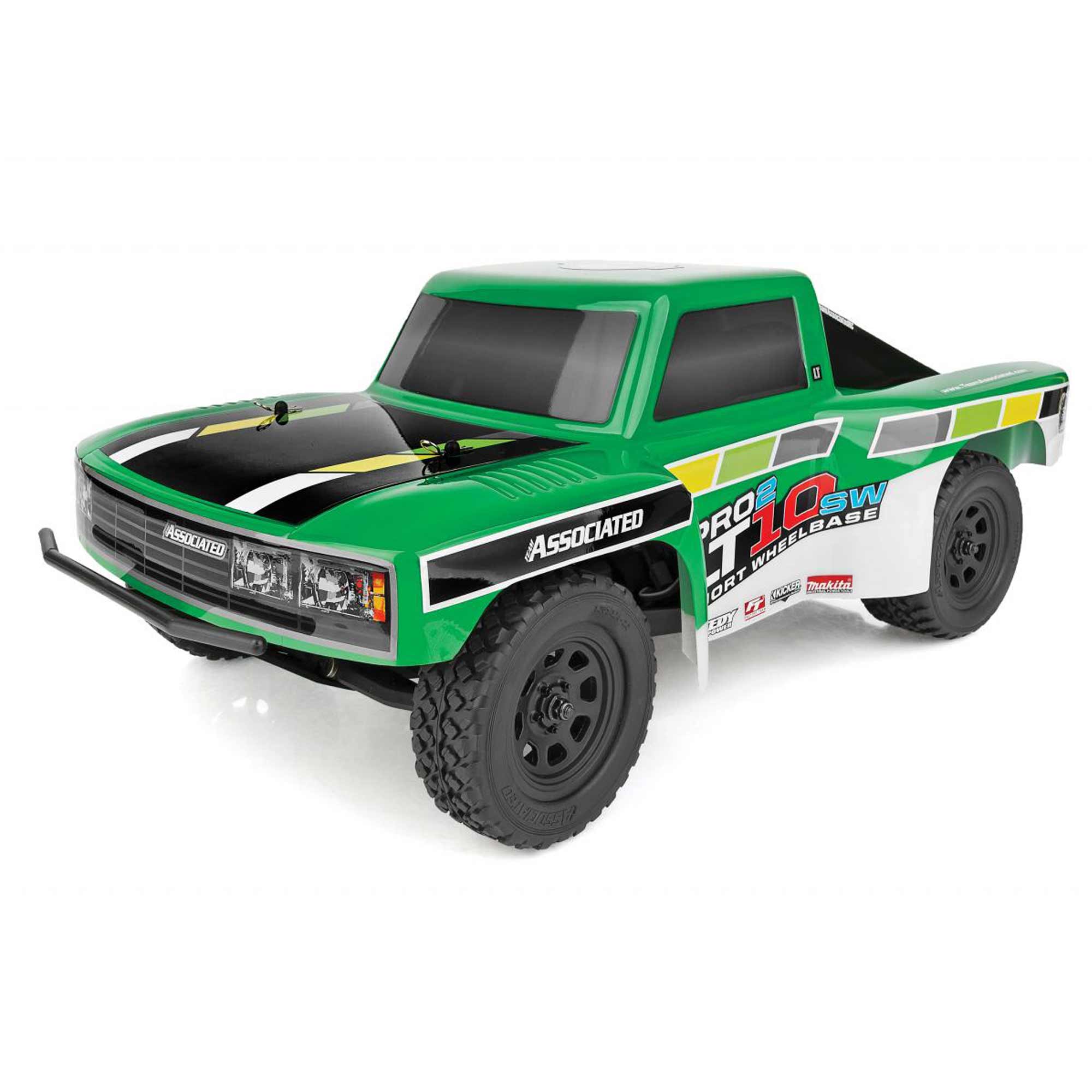 1/10 Pro2 LT10SW Short Course Truck RTR, Green