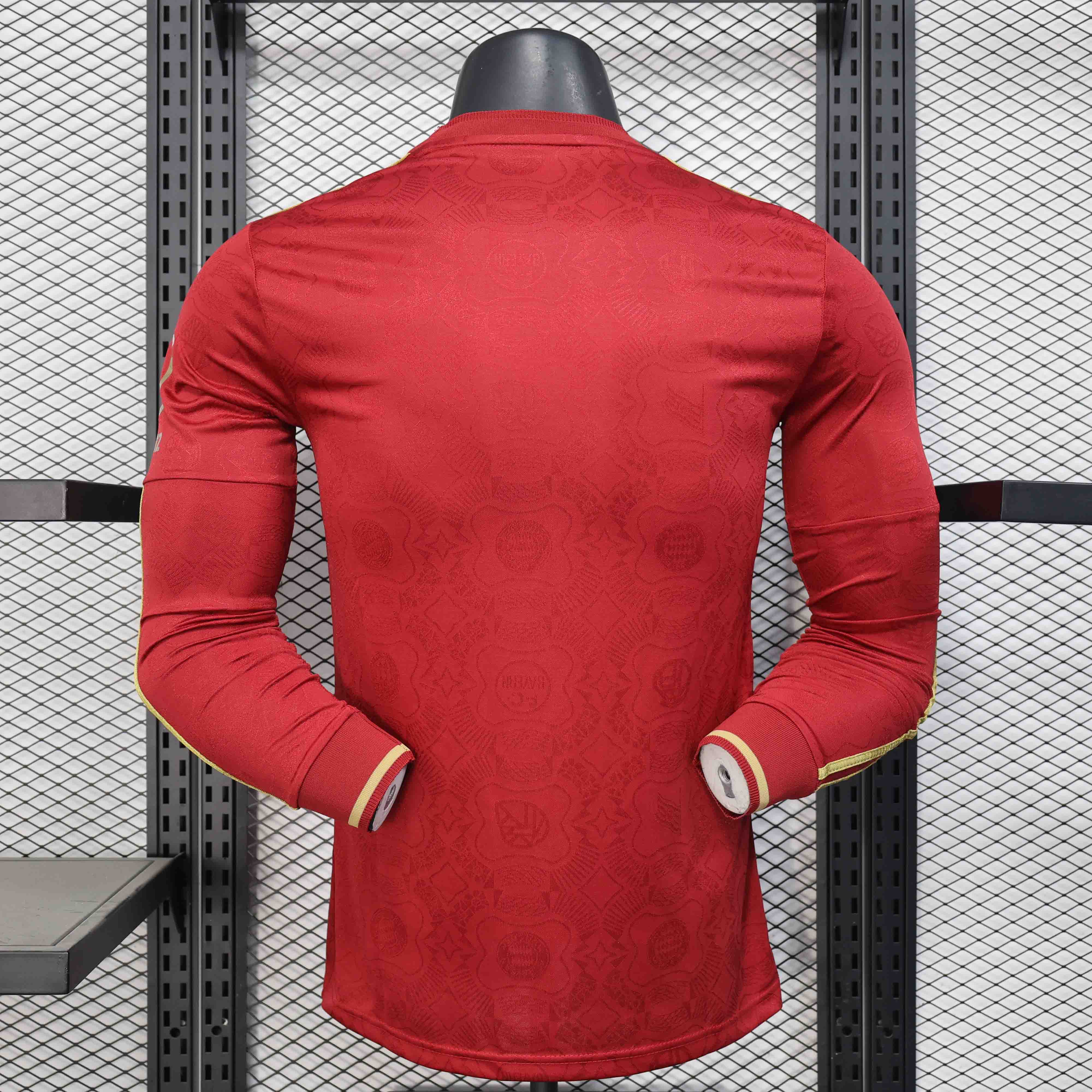 Authentic Bayern Munich Soccer Jersey Shirt Long Sleeve 2025/26 125th Anniversary