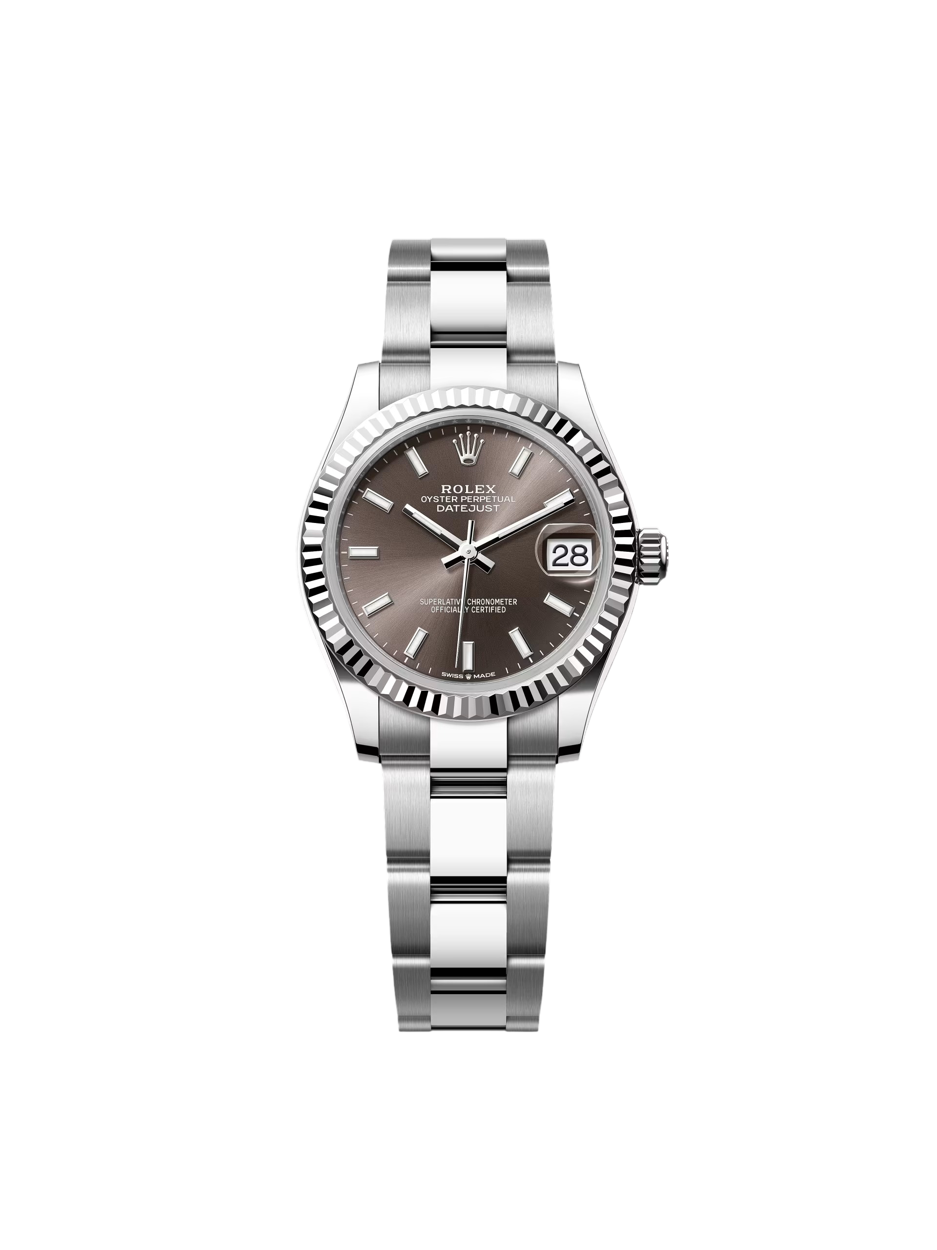[2026 Mirror Grade]RLX Datejust m278274-0015/0016 Dark Grey Dial 31mm Oyster Bracelet