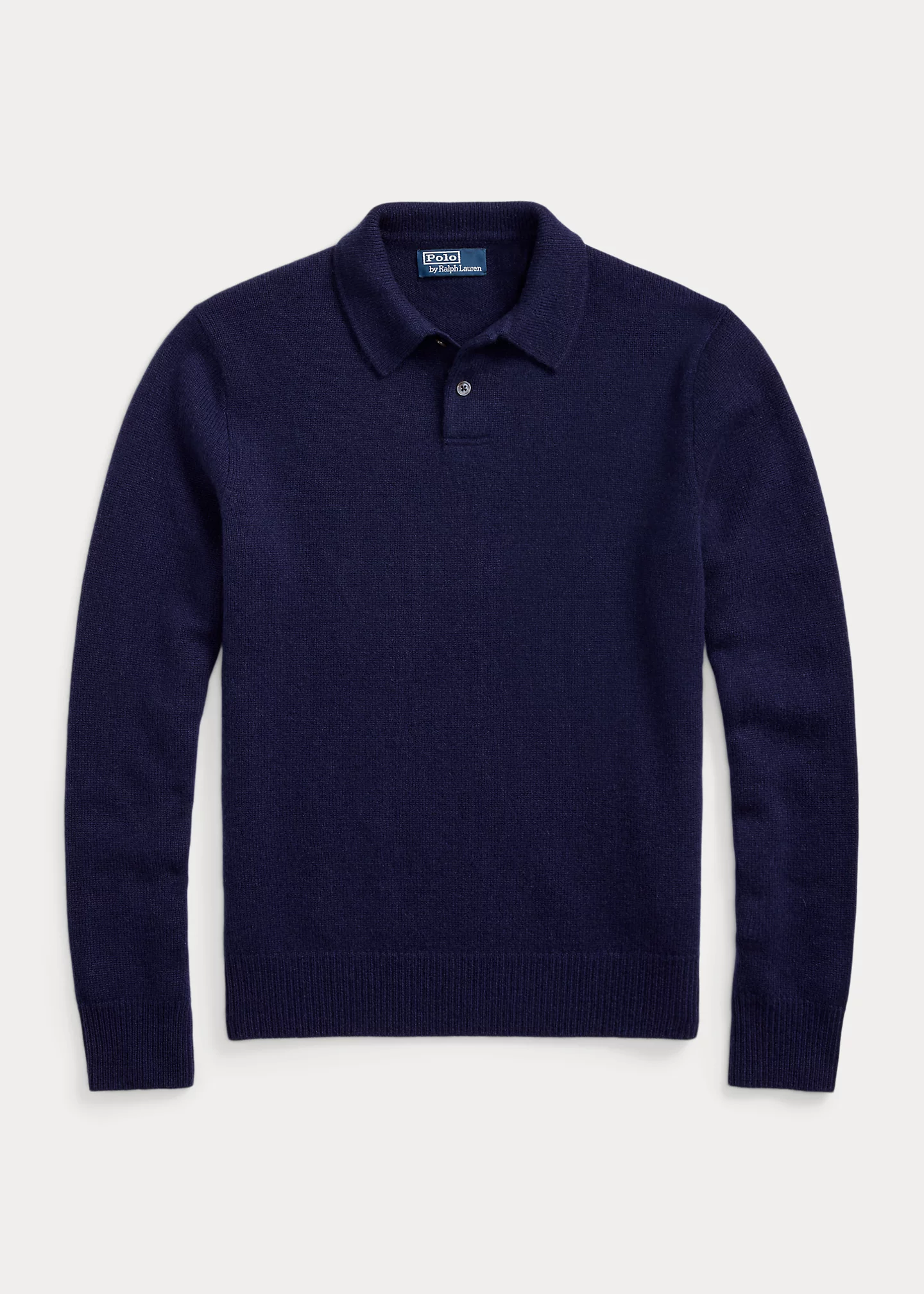 Cashmere Polo-Collar Sweater