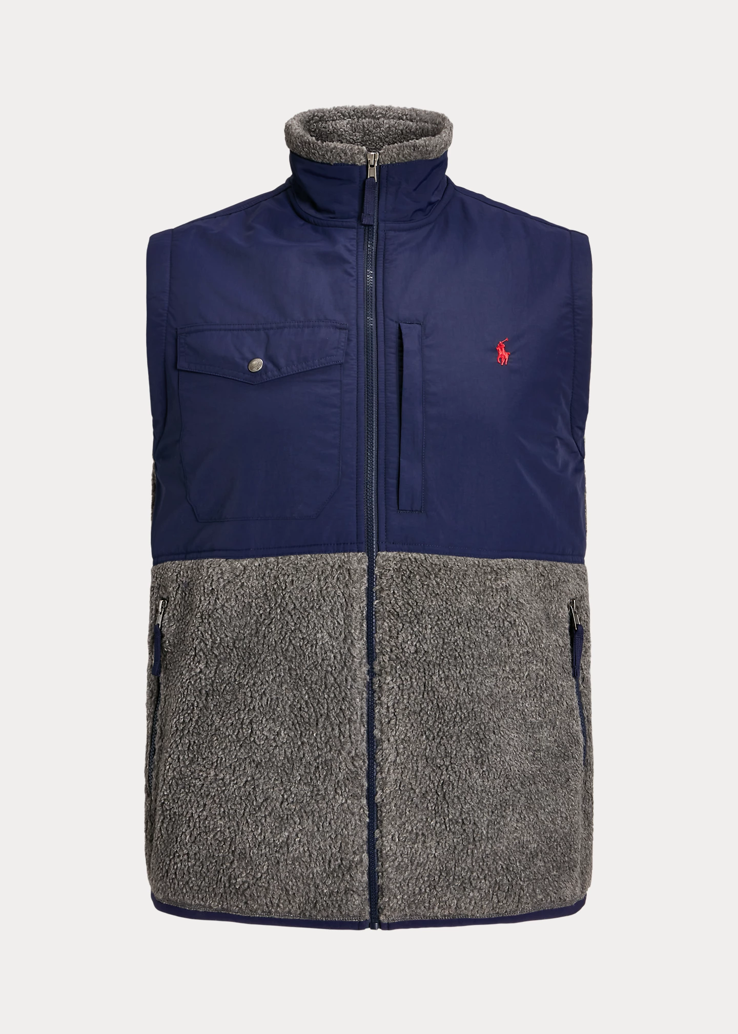 Color-Blocked Hybrid Vest